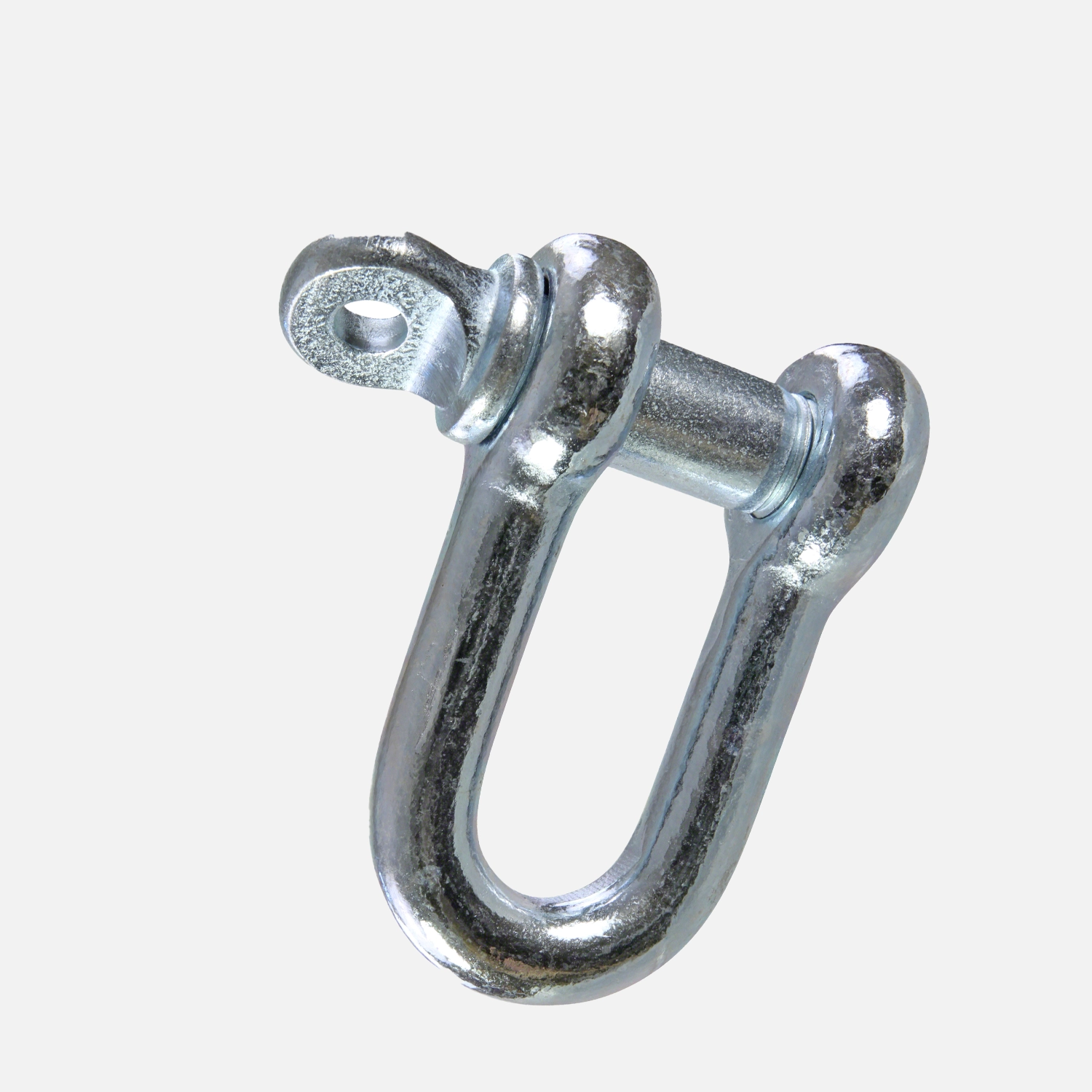 2 Schäkel DIN 82101 geschmiedet Form A galv verzinkt Gr. 1, WLL=1000 kg