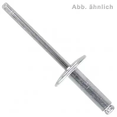 Blindniete | Aluminium / Aluminium Dorn | Flachkopf
