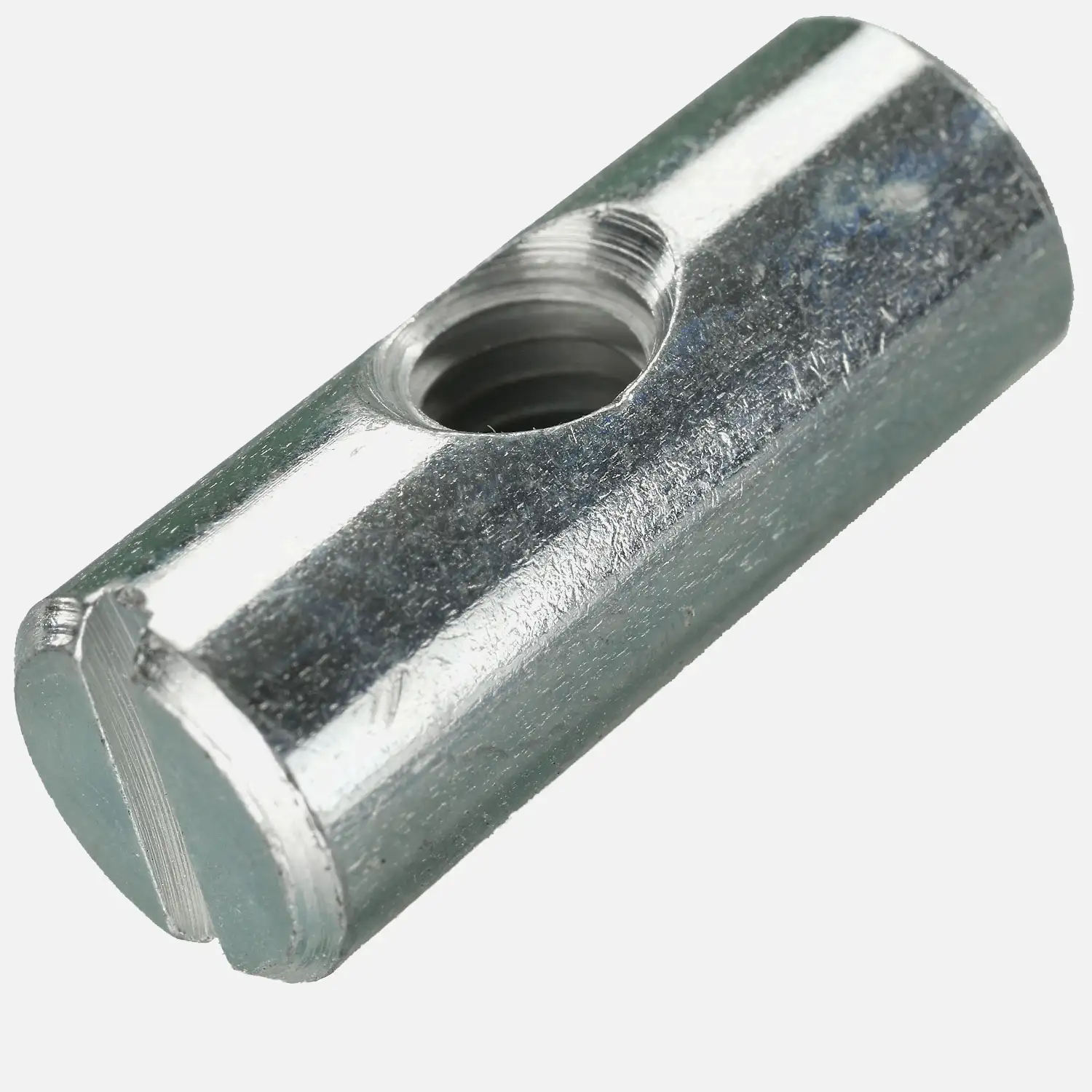 50 Quermutterbolzen,Rundmuttern 10x16x11, galv. Blau verzinkt für M6