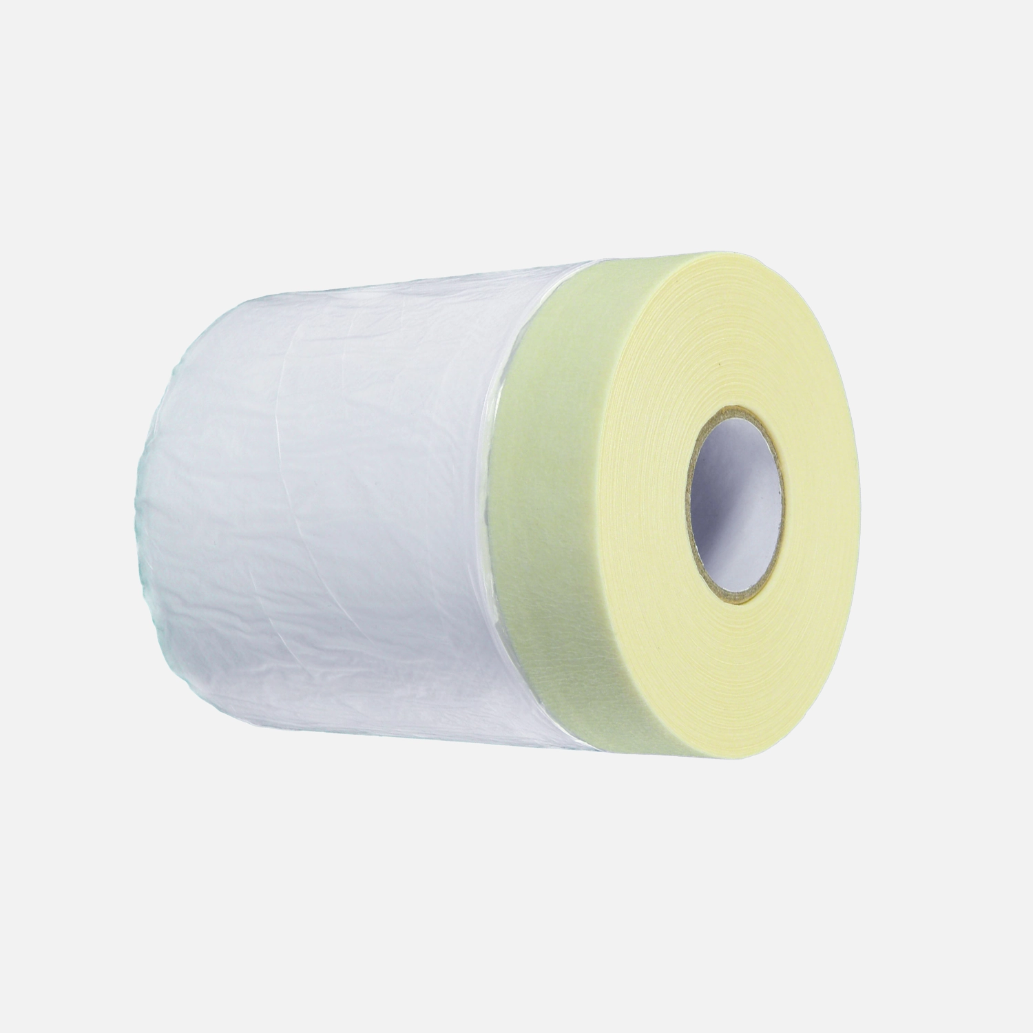 1 Rolle Gerband Abklebefolie, Folienvorhang, Kreppband, gelb, 10 my, 0,55 mx33 m