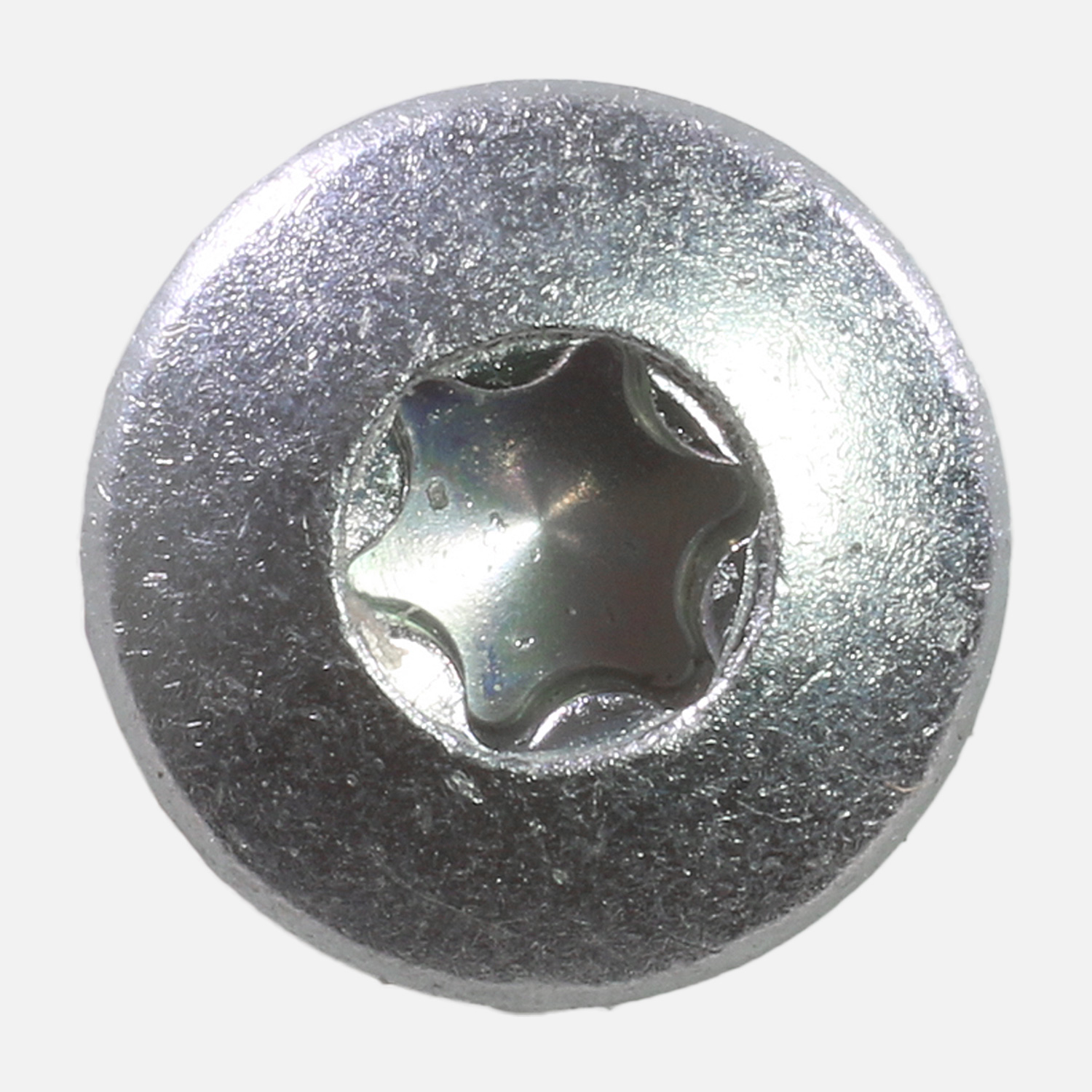 1 Montageschraube, Dübellose schraube, TX, galv. Verzinkt, 6,3x45 - Kopf