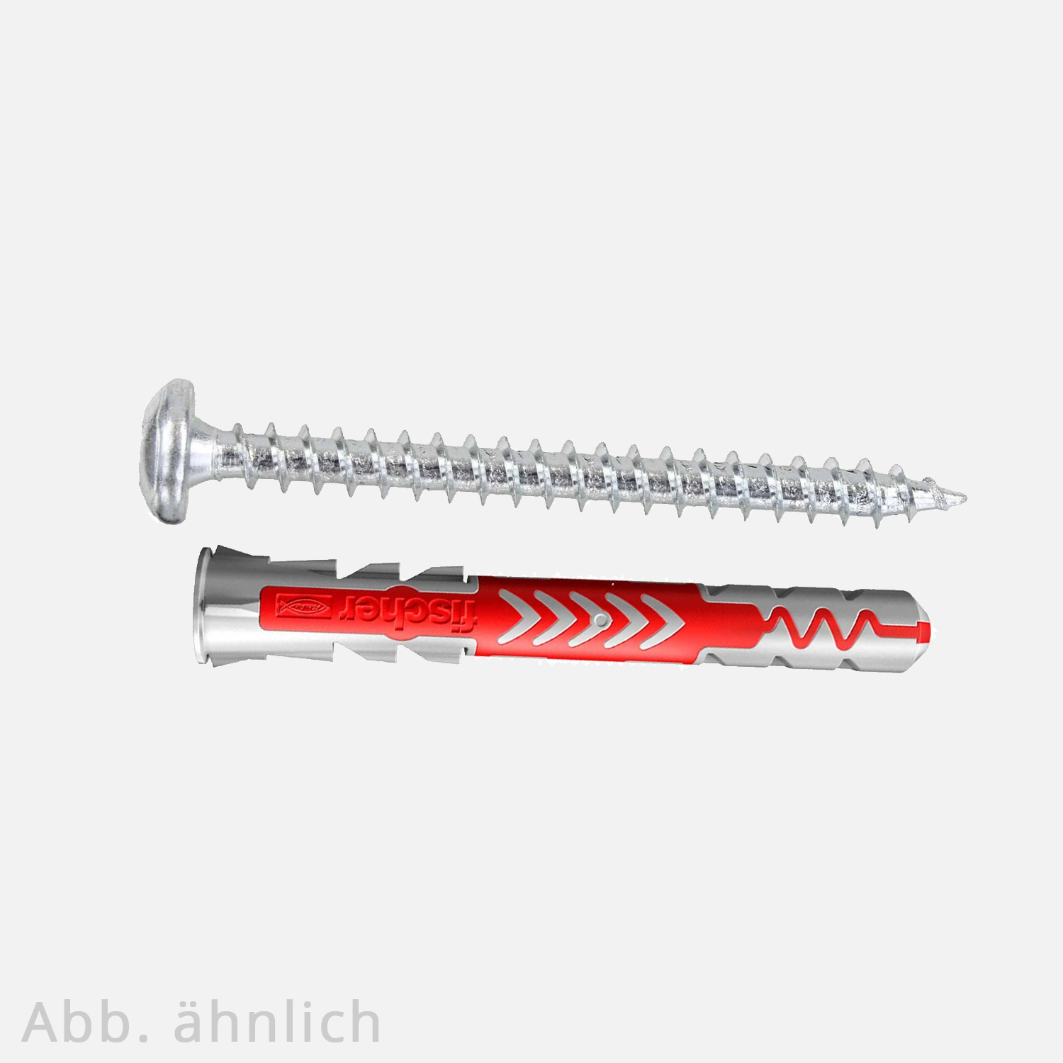 50 FISCHER DUOPOWER Nylon-Dübel - 6x30 mm - mit Pan Head Schrauben