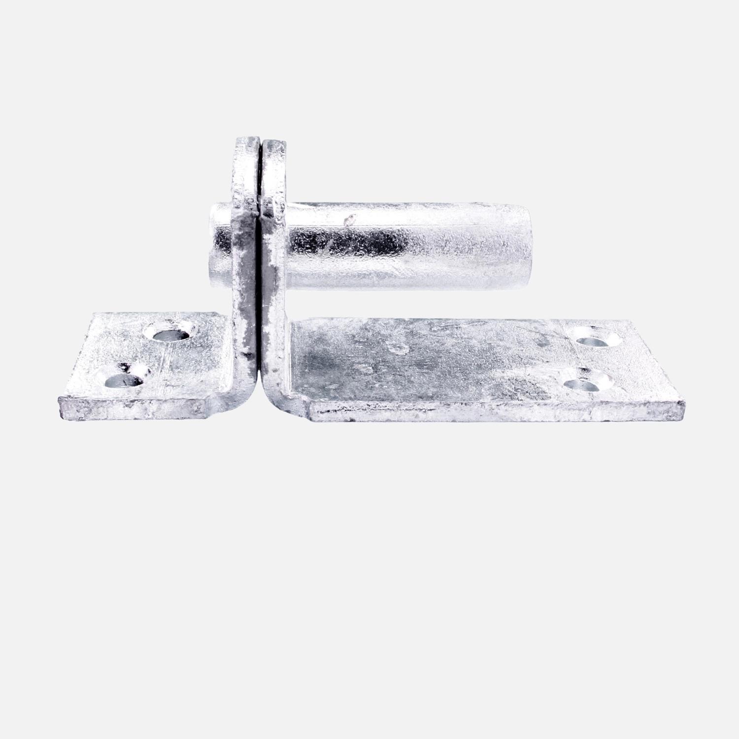 1 Kloben auf Platte feuerverzinkt D1 eng Dorn 16 mm 113x40 mm