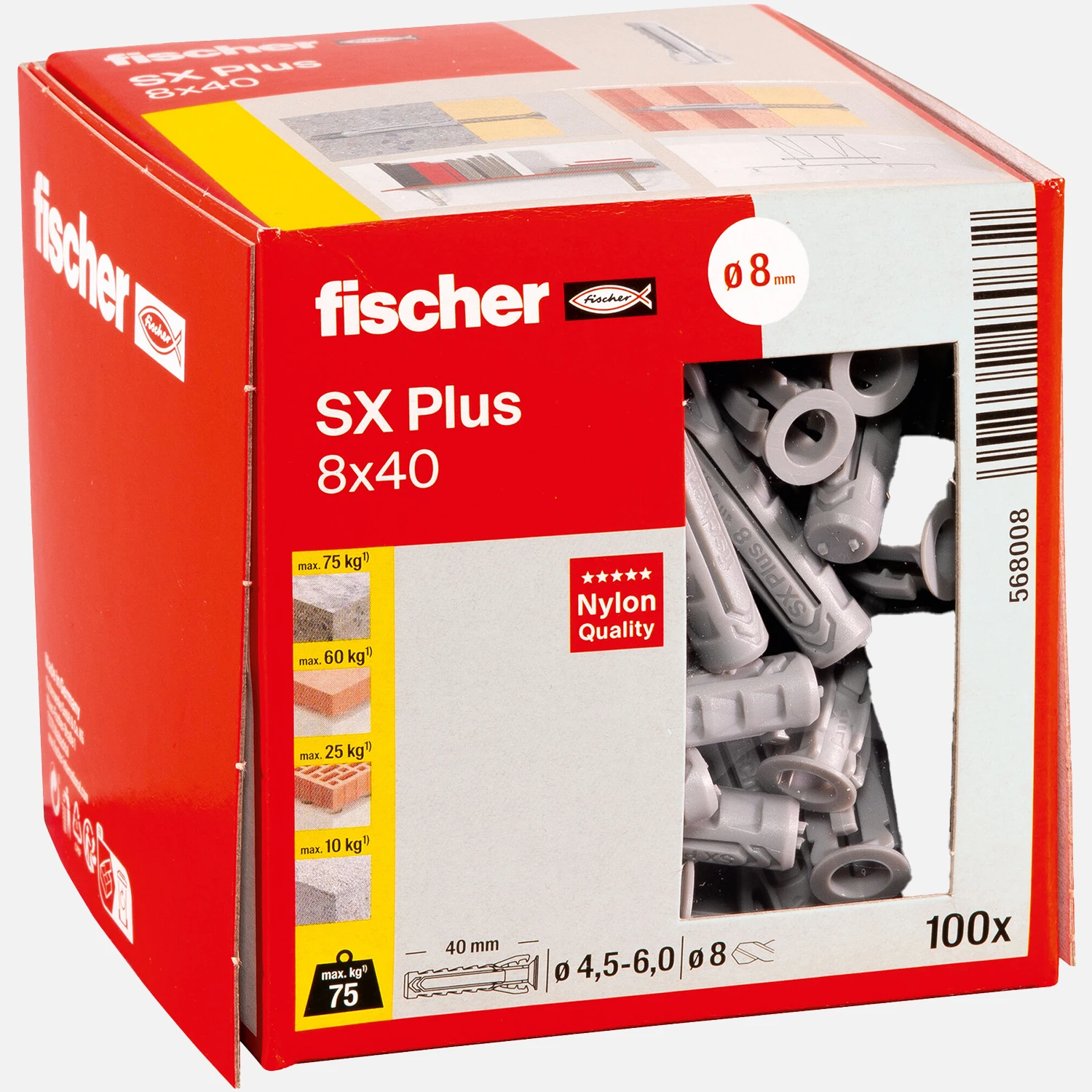 FISCHER DUOPOWER Nylon-Dübel
