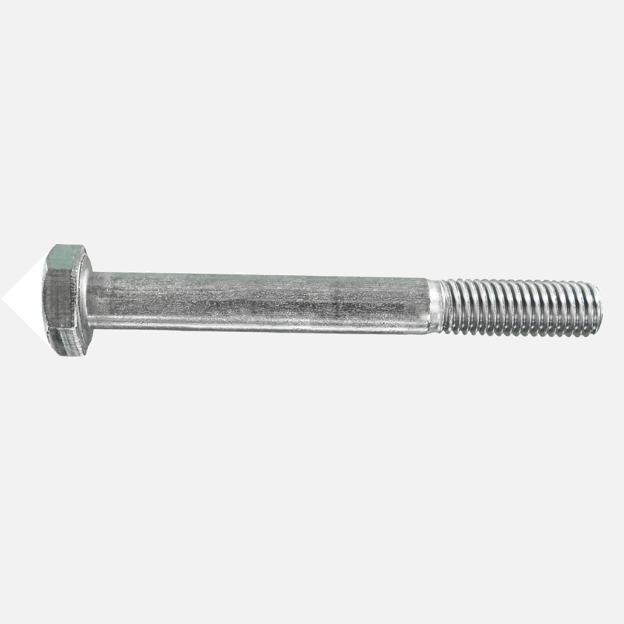 1 Sechskantschraube DIN 931 - M8x70mm - Edelstahl A2