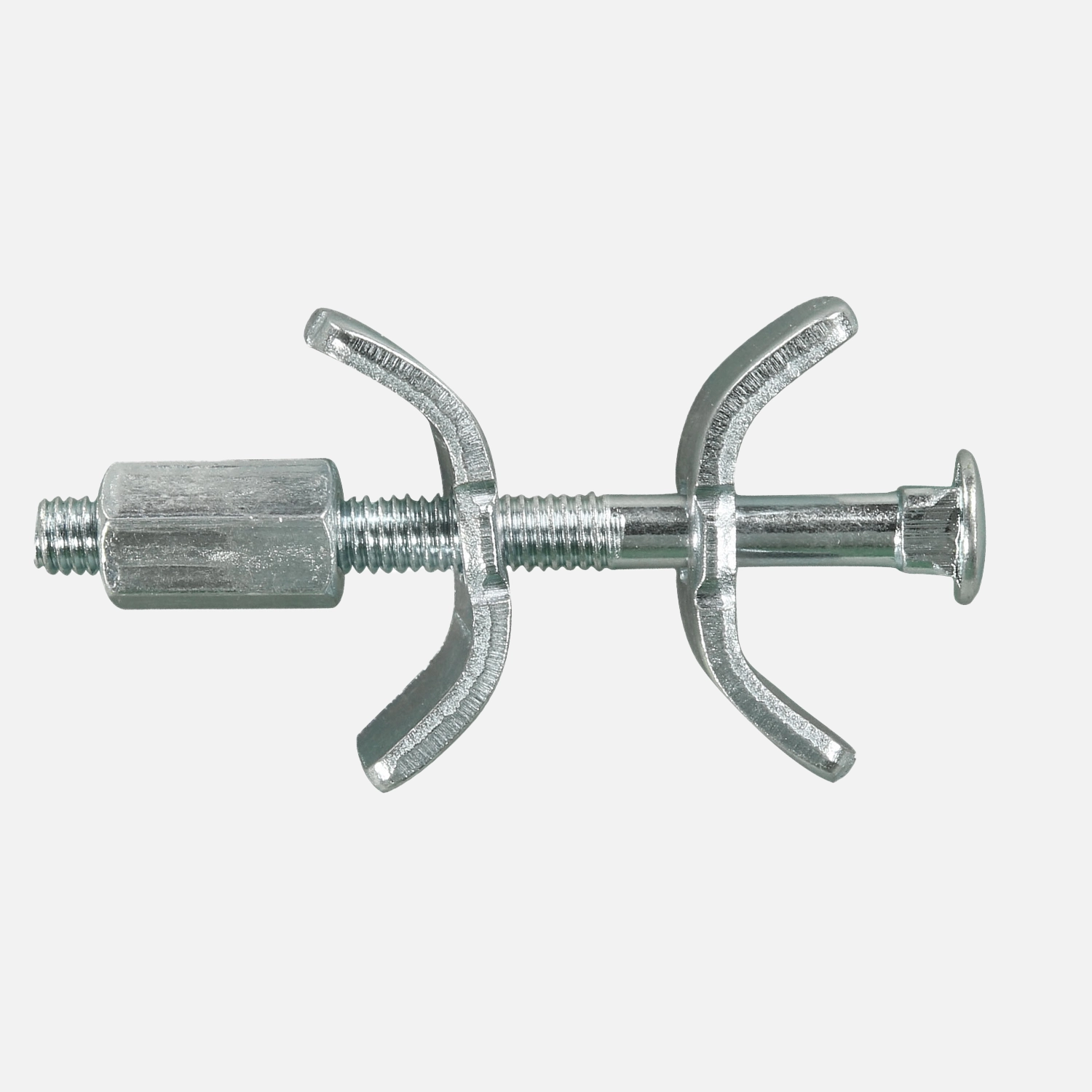 6 Arbeitsplattenverbinder, M6x65,montiert, für Bohrungen 35mm, galv verzinkt
