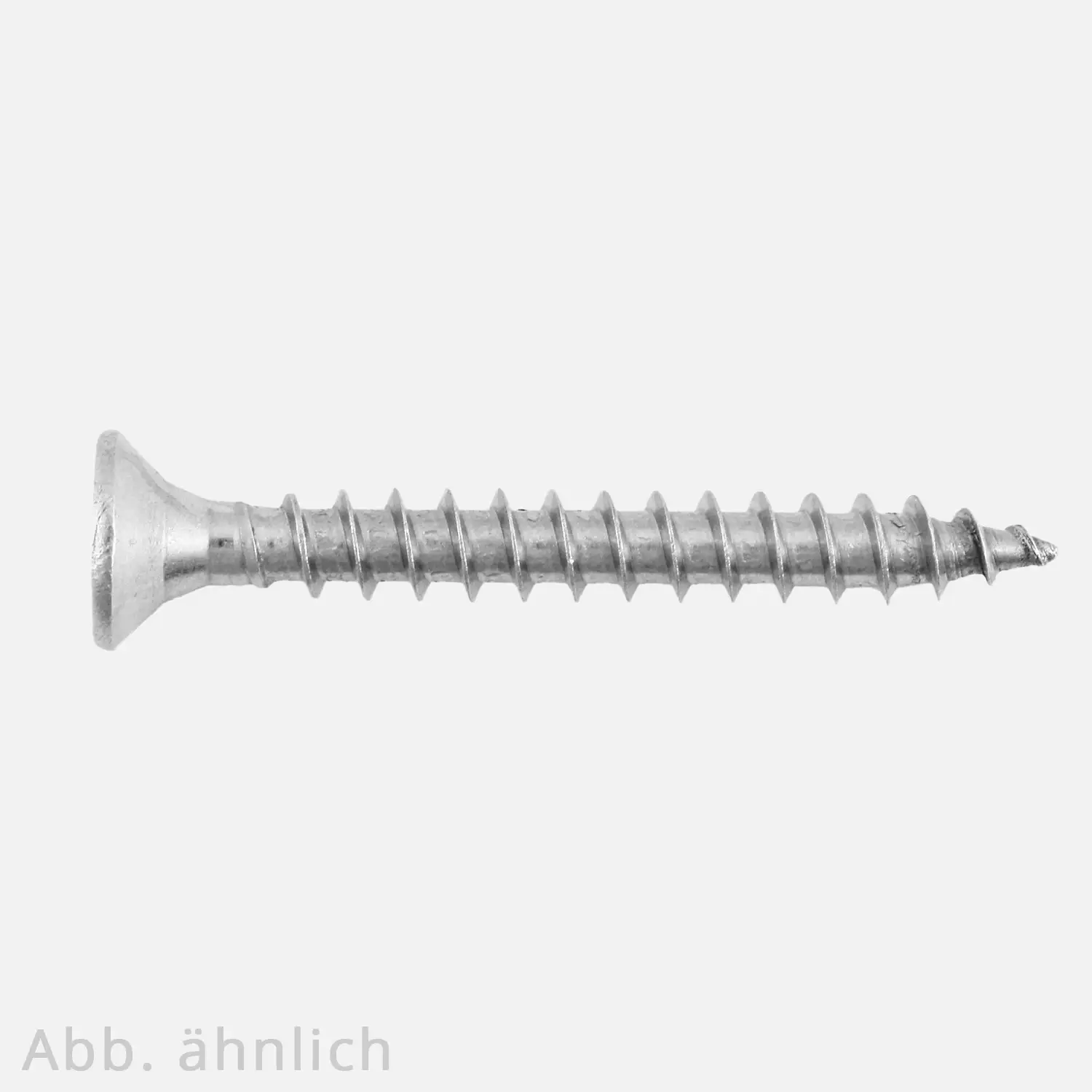 Spanplattenschraube | Senkkopf | Vollgewinde | PZ | Edelstahl A2