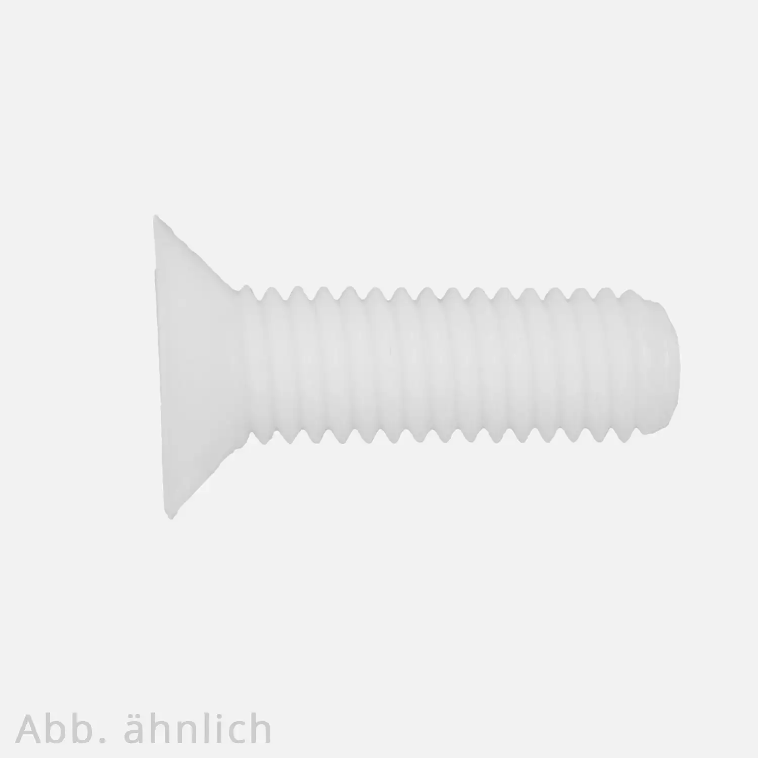 Senkschraube | DIN 963 | mit Schlitz | Polyamid