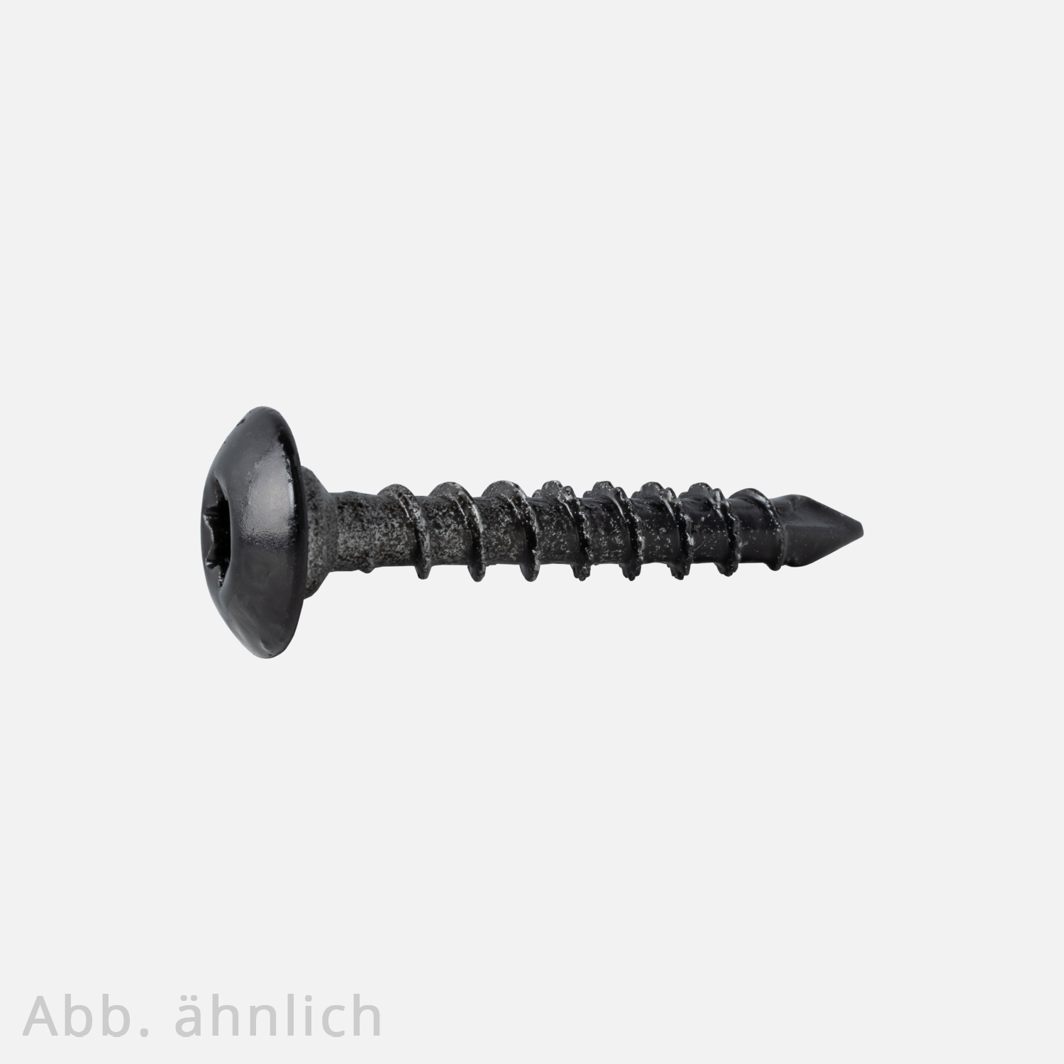 30 Gartenbeschlagschrauben schwarz I-Stern, LK, Cut-Spitze Vollgewinde geschwärzte HCP Beschichtung 6x40 mm