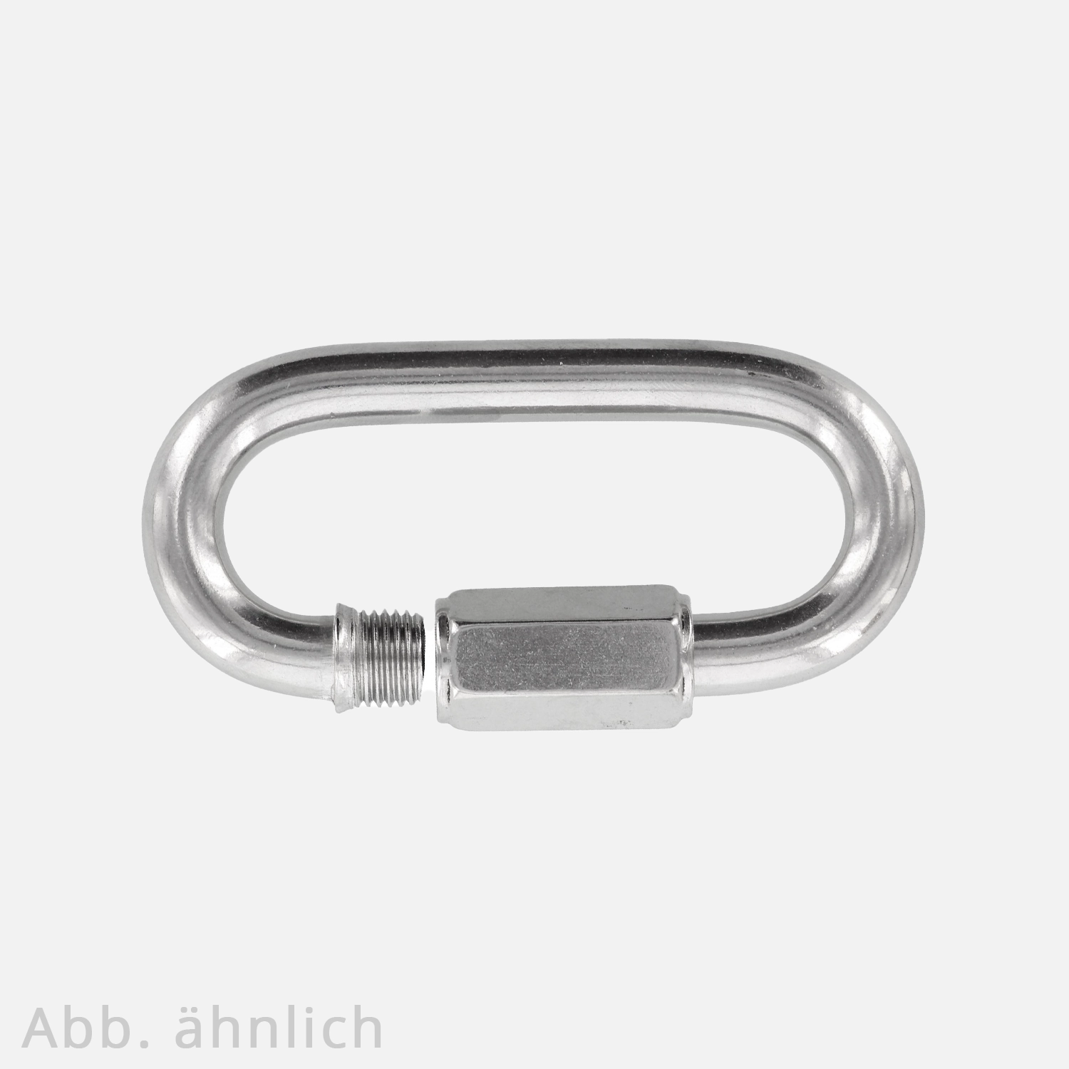 1 Schraubverbinder. Kettenverbinder WLL 513 kg 8x58 mm. Edelstahl A4