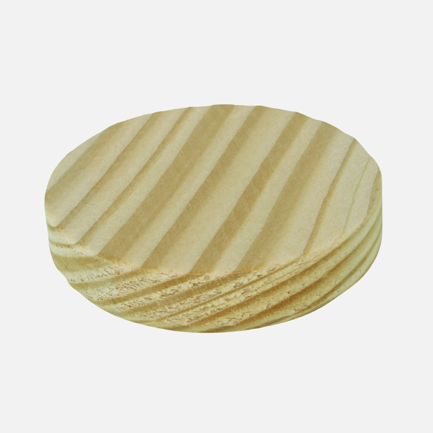 200g Fichte- Querholzplättchen/Konusplättchen, Durchm. 45 mm, Dicke 10 mm, ca. 20 Stück
