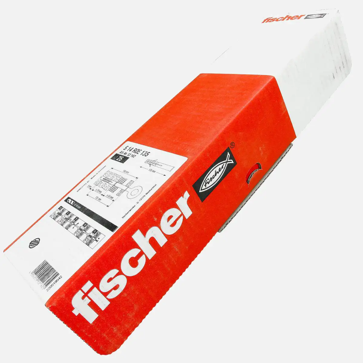 25 FISCHER Dübel für Gerüstöse S 14 ROE - 14x135mm - Nylon 