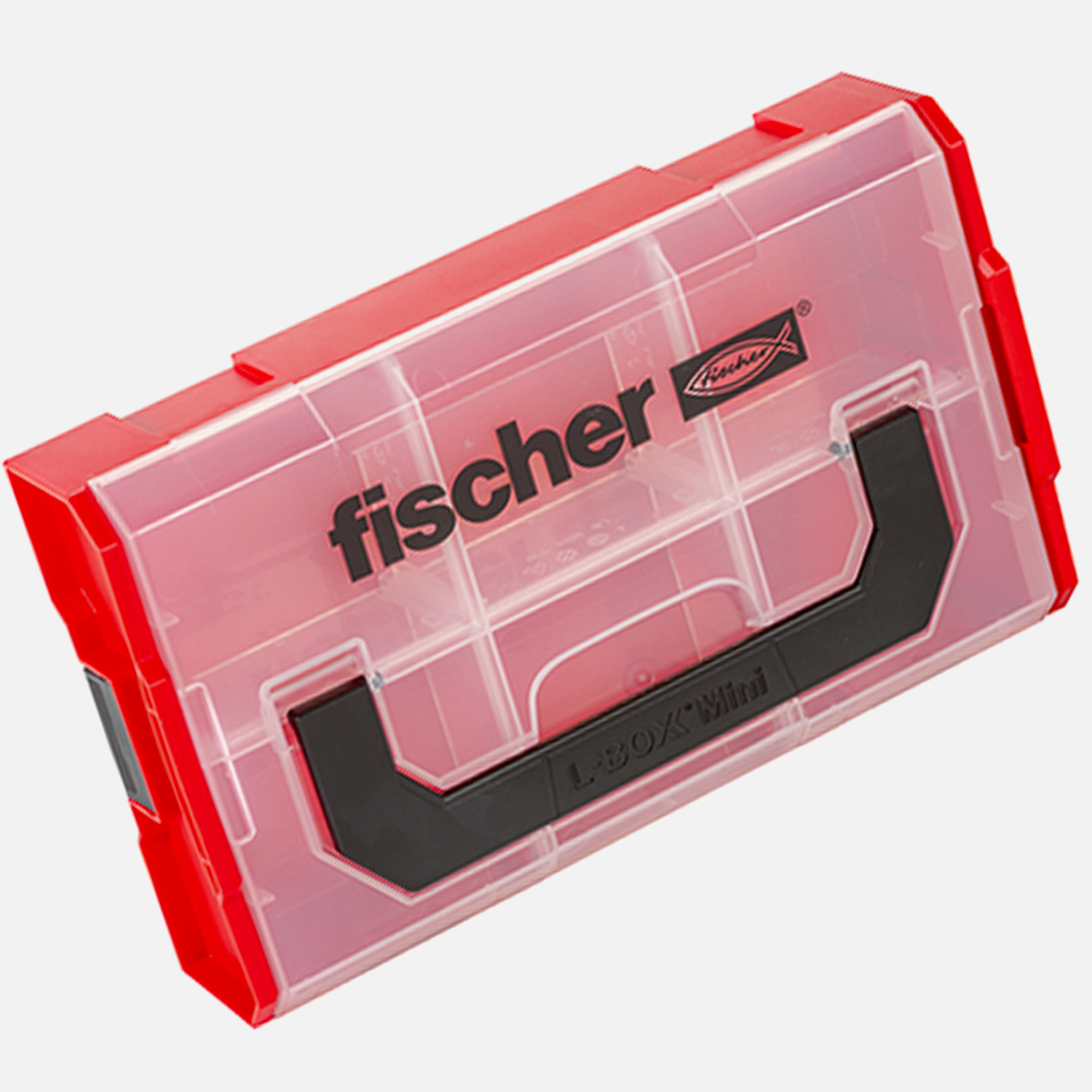 1 FISCHER FIXtainer Sortimentskasten 260x156x61 mm, modulare Innenaufteilung