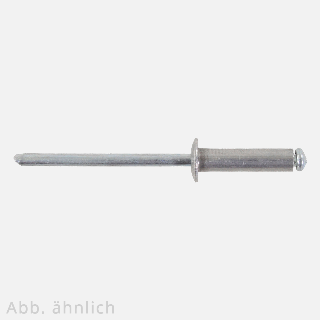 Blindniete | DIN 7337 | Aluminium/Stahl | Flachkopf