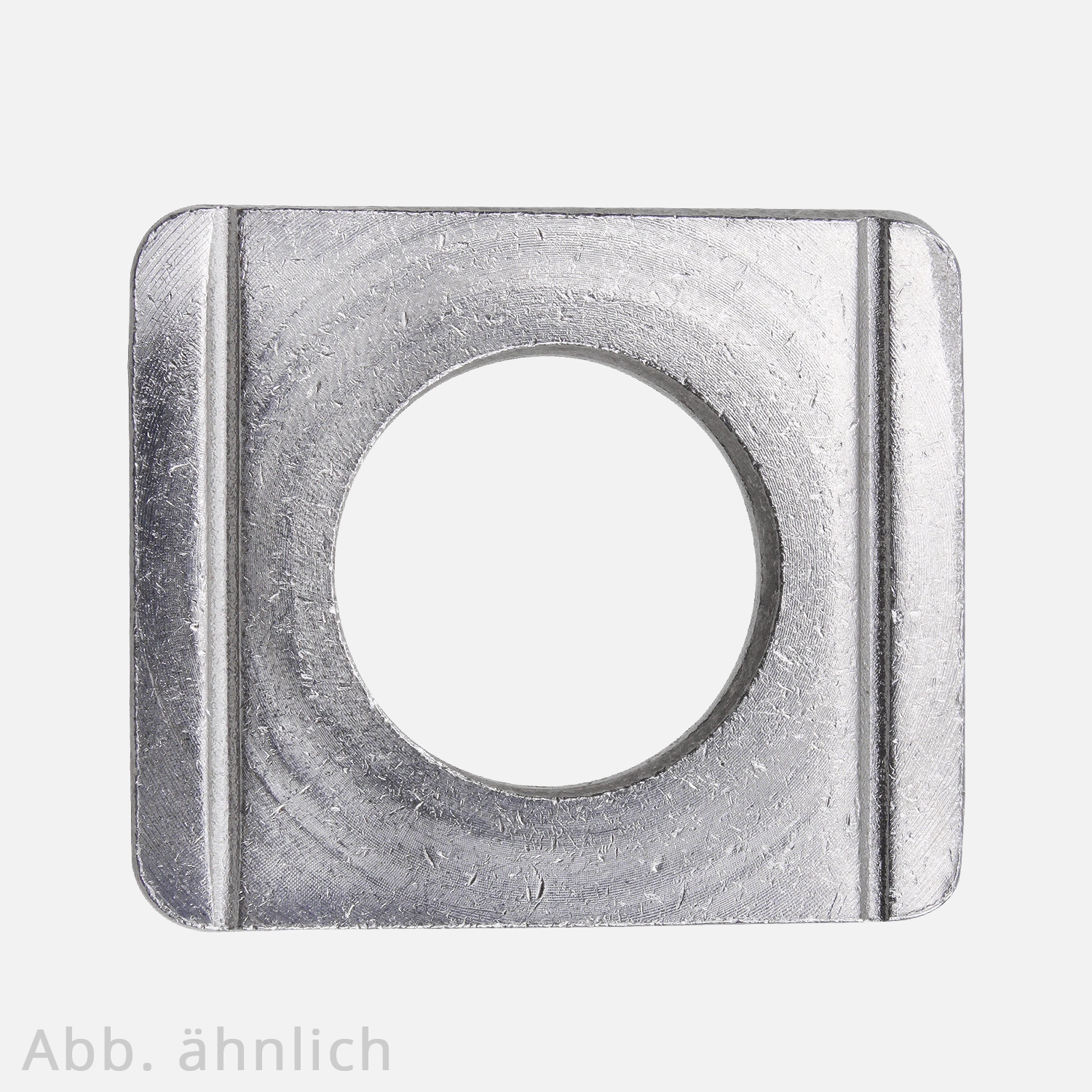 25 Vierkantscheiben für M16 - DIN 434 - 8% Neigung - Edelstahl A2