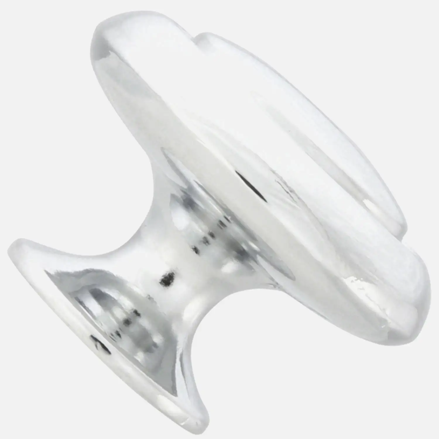 1 HSI Möbelknopf - Pilz Zamak verchromt 30mm