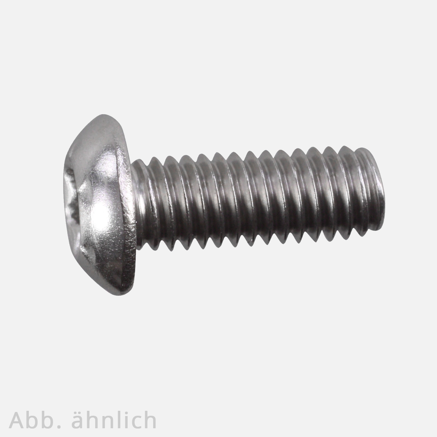 1000 Linsenschrauben M3x8mm - ISO 7380-1 - TX10 - Edelstahl A4