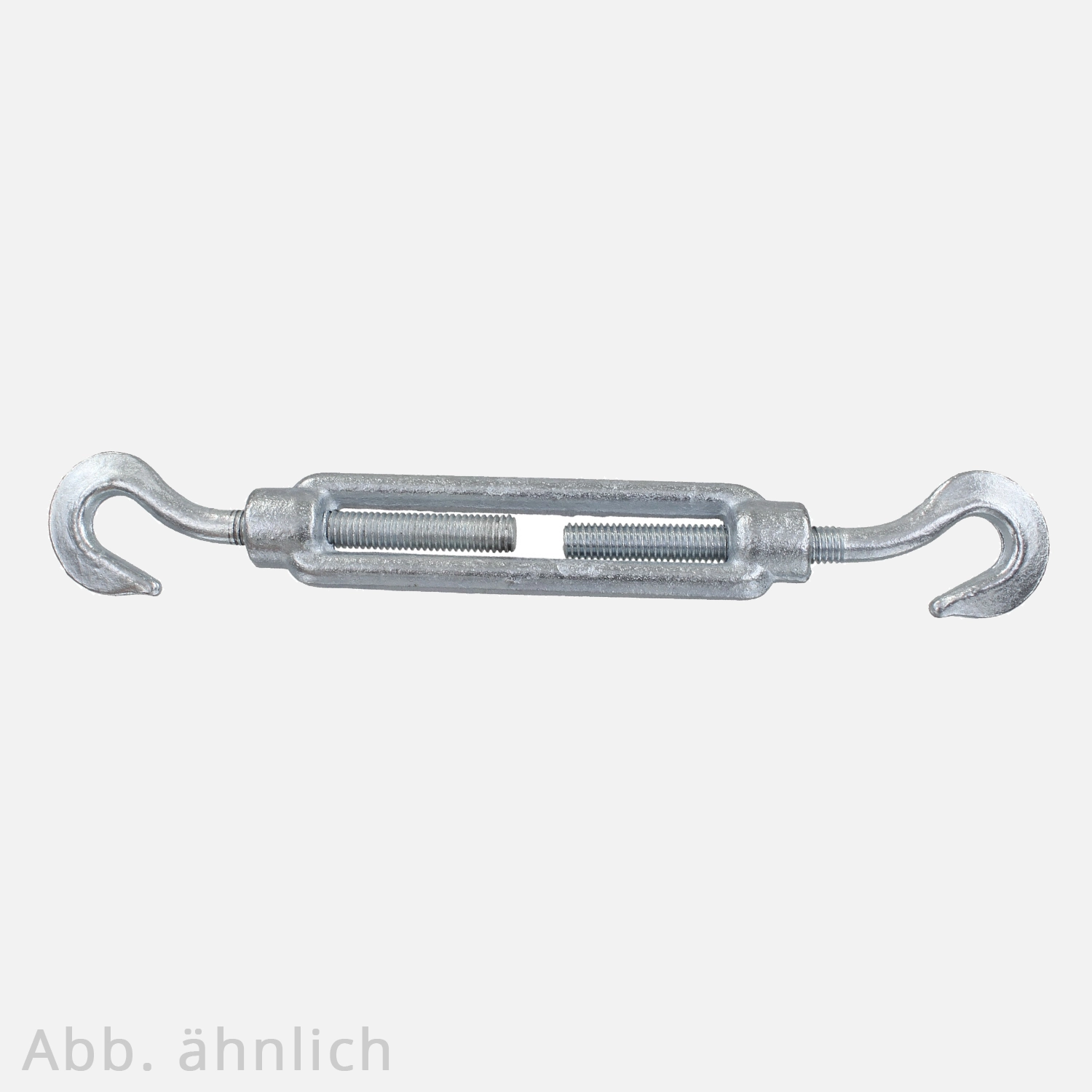Spannschloss | DIN 1480 | geschmiedet | zwei Haken | verzinkt