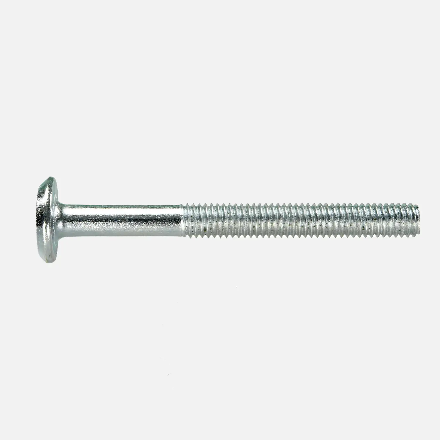 40 Zylinderkopfschrauben flach mit Innensechskant M6x60, SW 4, galv.verzinkt