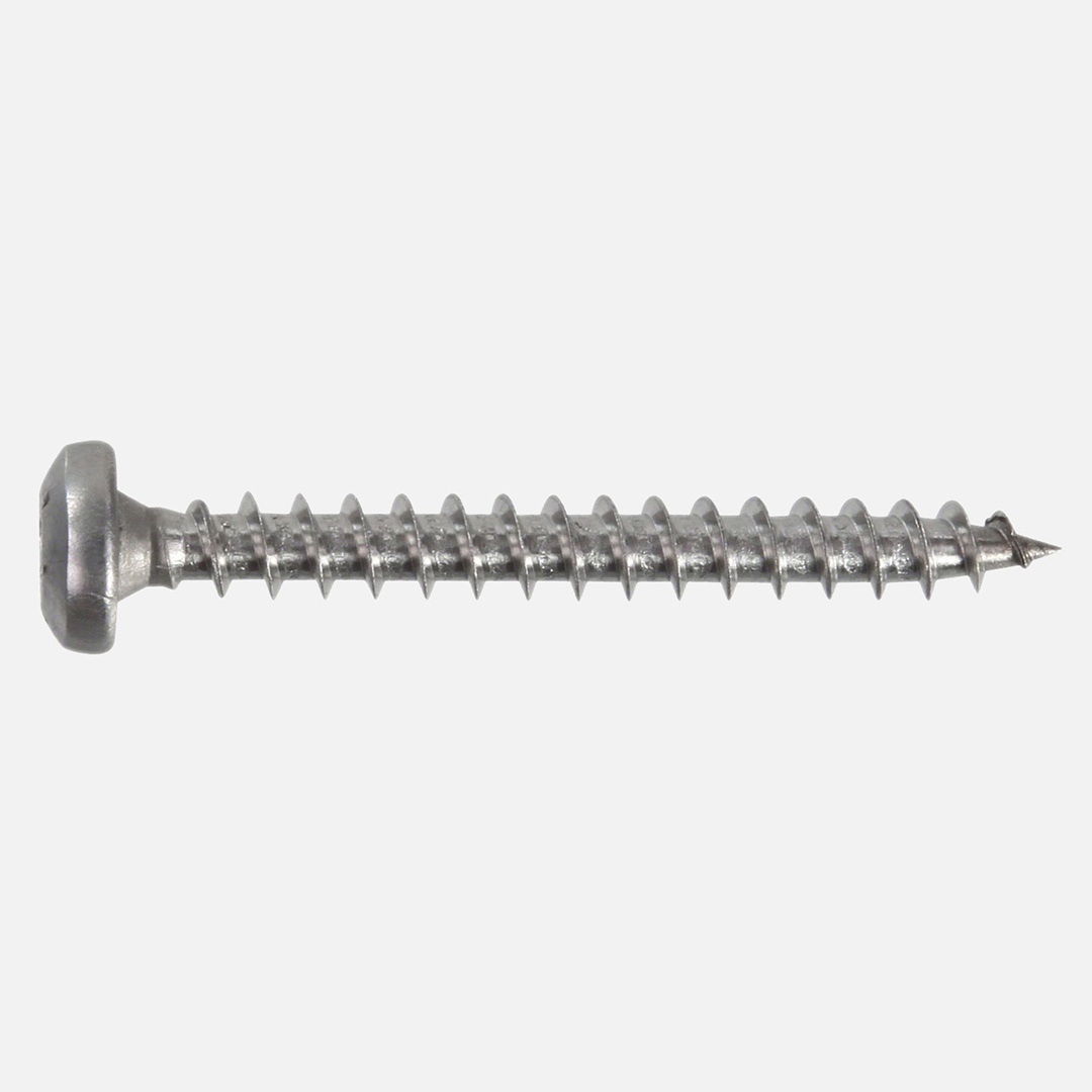 Spanplattenschraube | Pan-Head | Vollgewinde | TX | Edelstahl A2
