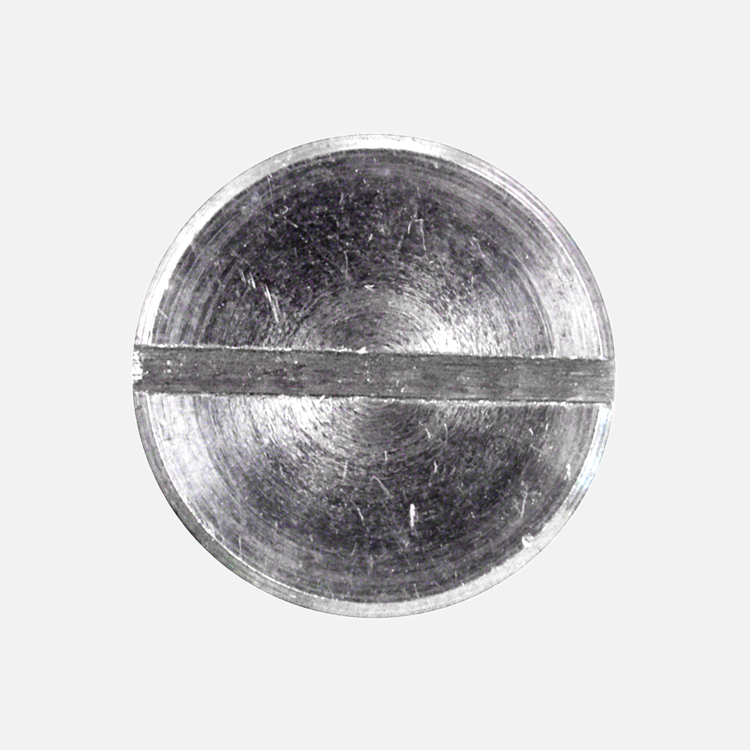 100 Flachkopfschrauben M3x6 mm - DIN 921 - mit Schlitz - Edelstahl A1 - Kopf