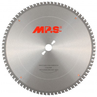 1 MPS HM bestücktes Handkreissägeblatt FerroFix, 80 Zähne, 355x2,2x25,4mm