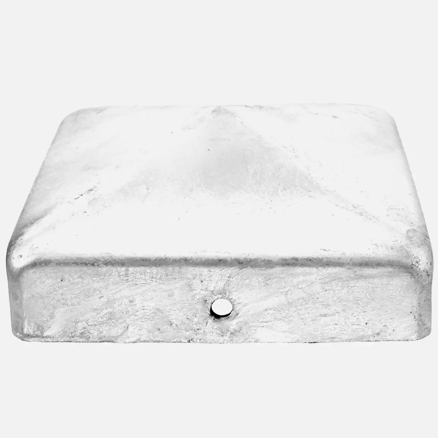 1 Alberts Pfostenkappe flach Stahl feuerverzinkt 91x91 mm