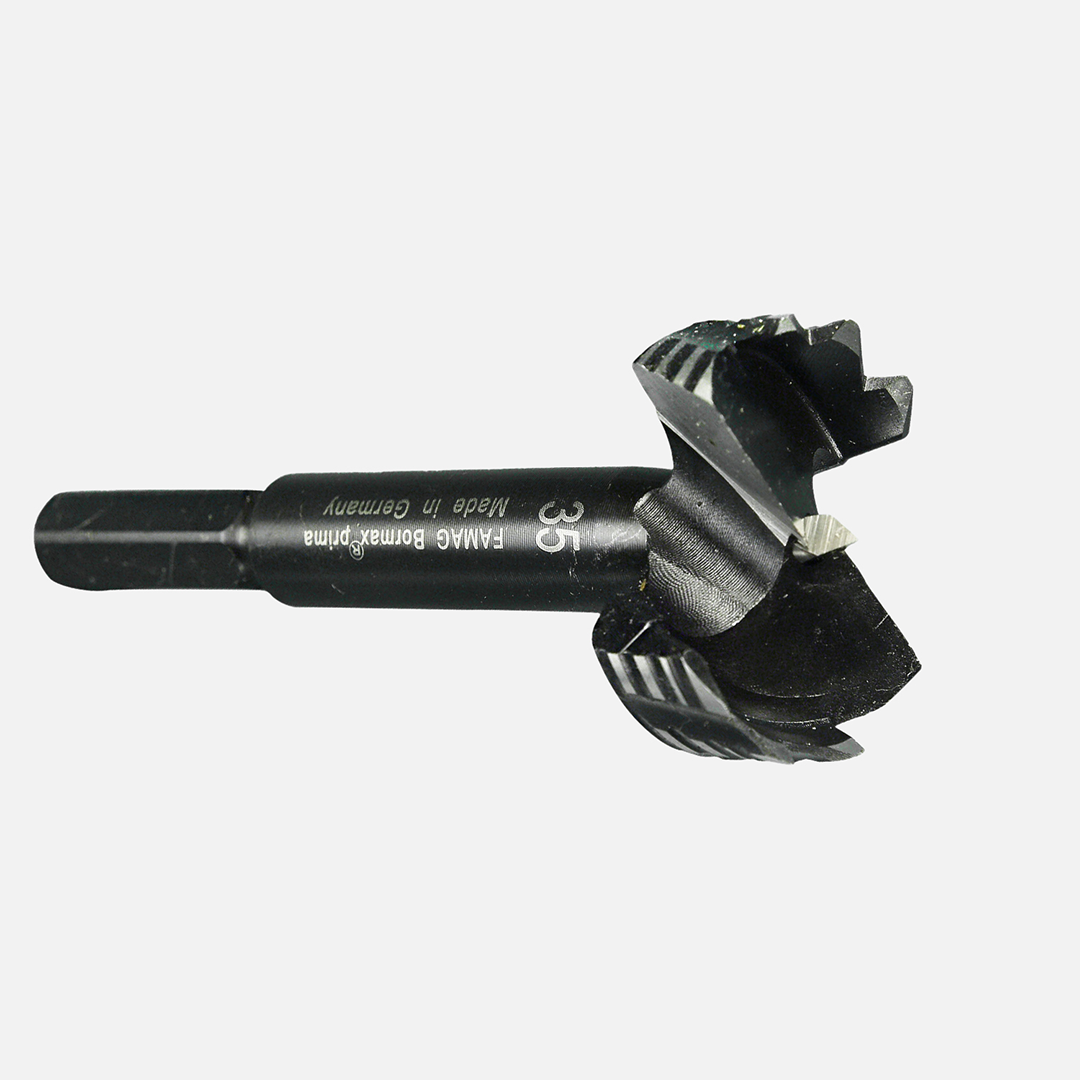 9 tlg FAMAG Bormax-WS prima Forstnerbohrersatz 15,20,25,30,35 mm mit Bohrverl.