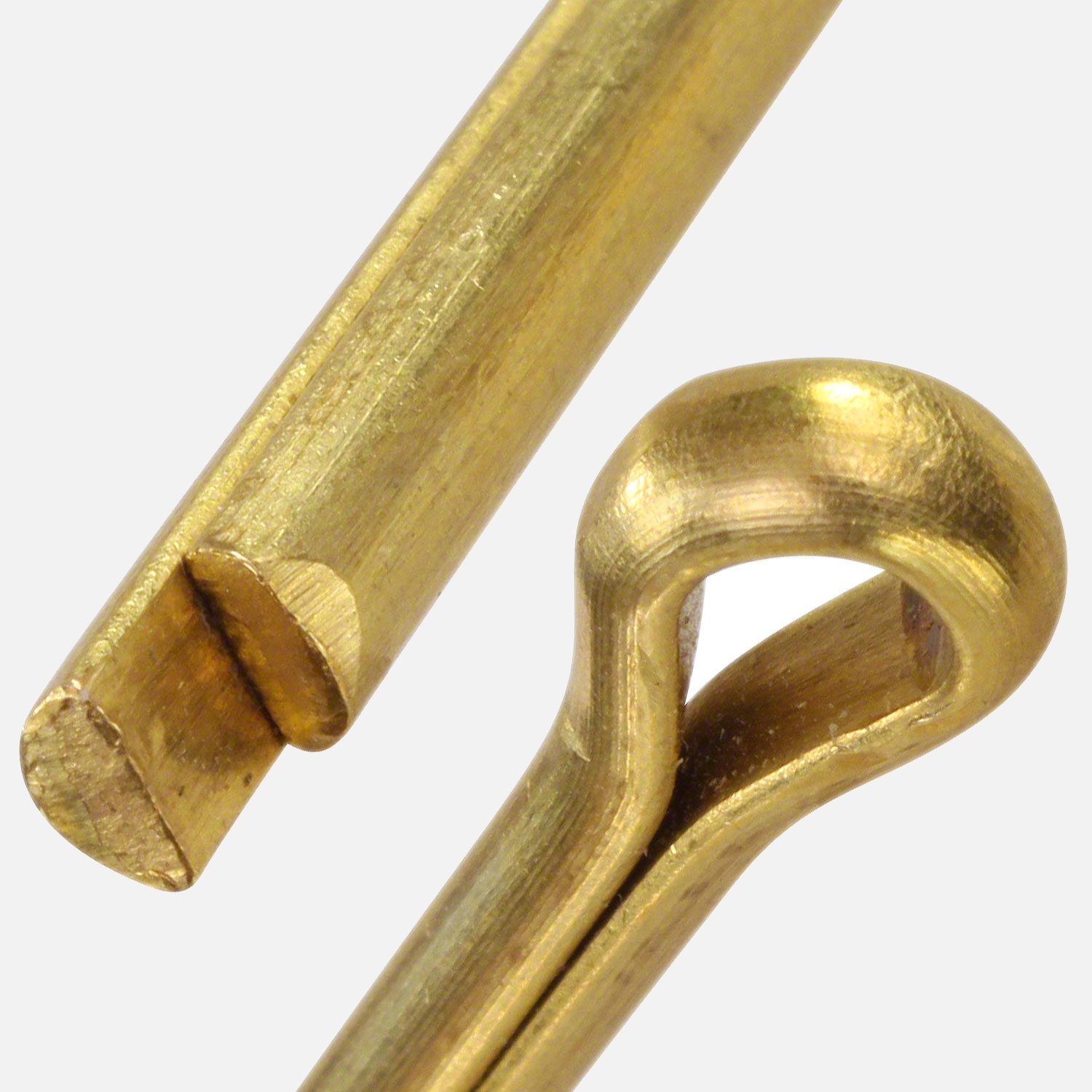 100 Splinte 2x10 mm - DIN 94 - Messing