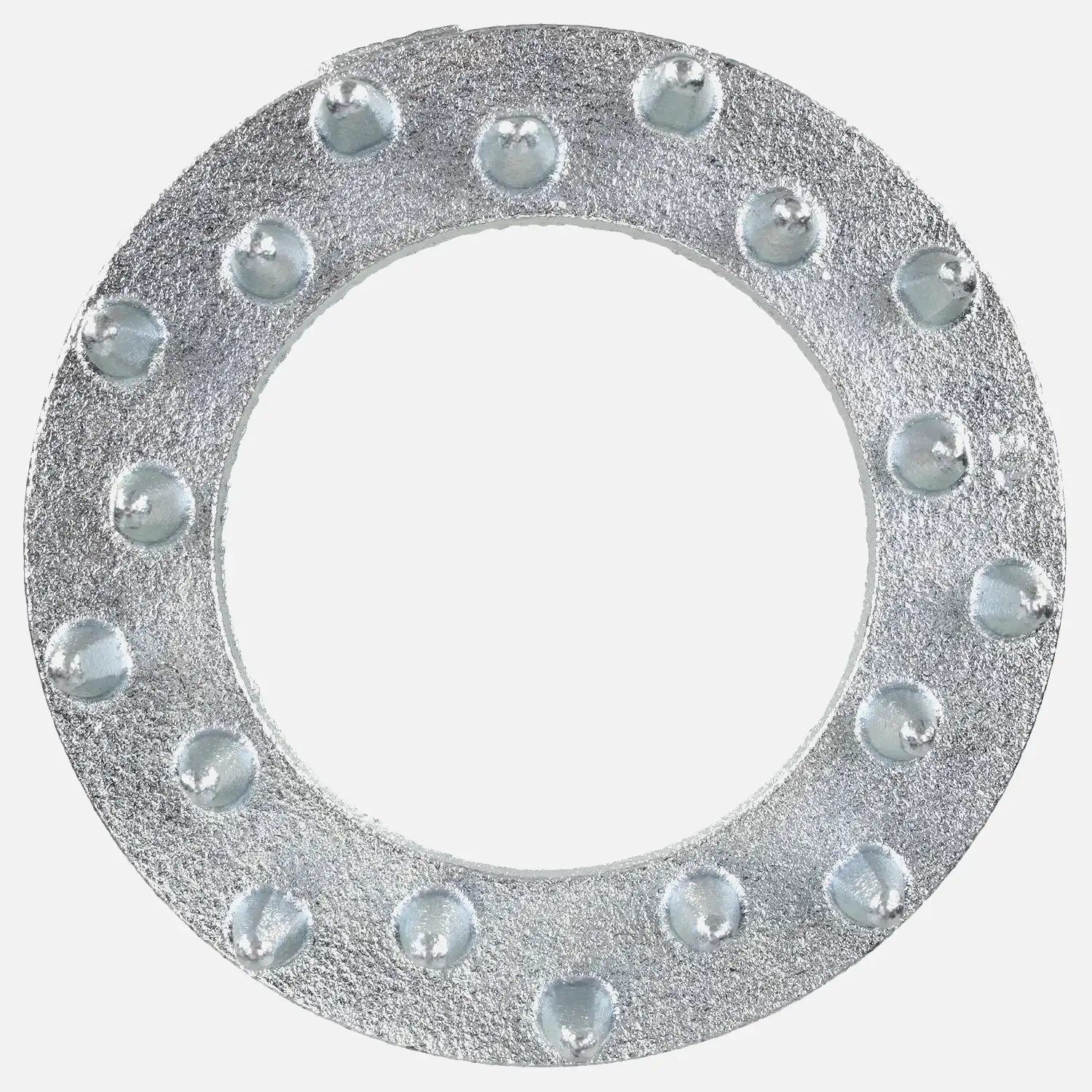 50 Einpressdübel für M12 - zweiseitig - 50 mm Durchmesser - verzinkt