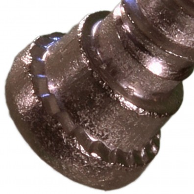10 EuroTec Terrassenschrauben 5,5x50 mm - Edelstahl C1 - Antik - Stufenkopf mit Torx Antrieb