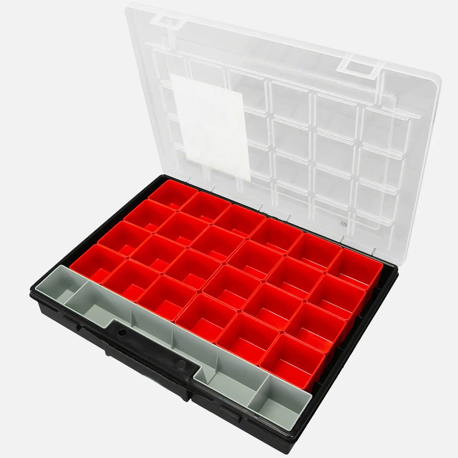 1 Allit Sortimentskasten - EuroPlus Flex 37-27 - 25 Einsatzboxen - 370x295x55 mm