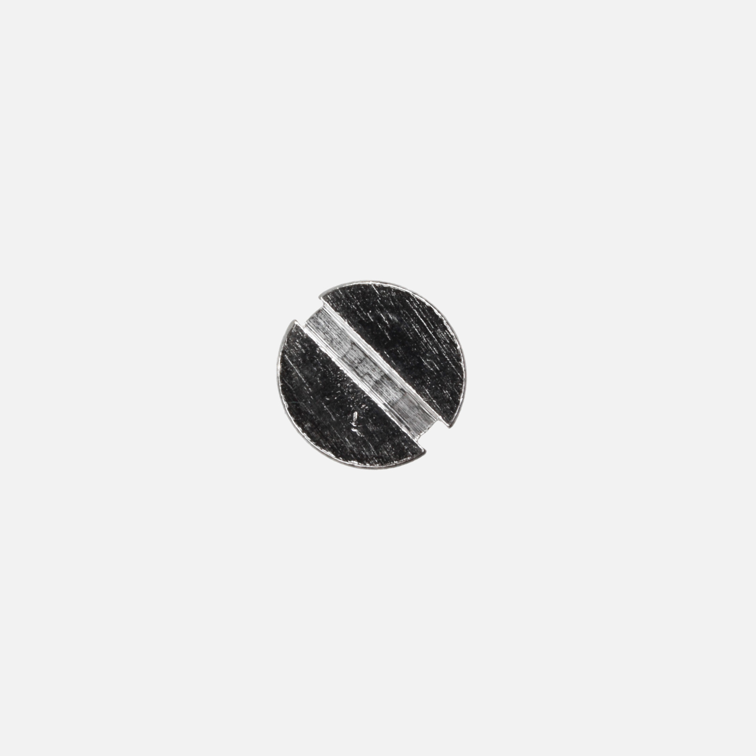 200 Senkschrauben M6x20 mm DIN 963 mit Schlitz Messing vernickelt - Kopf