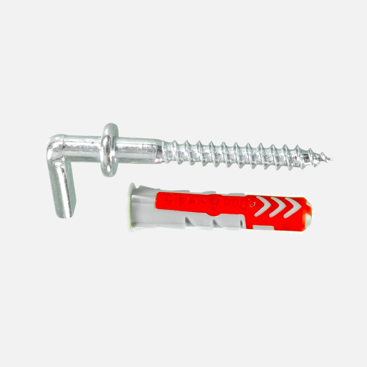 6 FISCHER DUOPOWER Nylon-Dübel - 6x30 mm - mit Winkelhaken