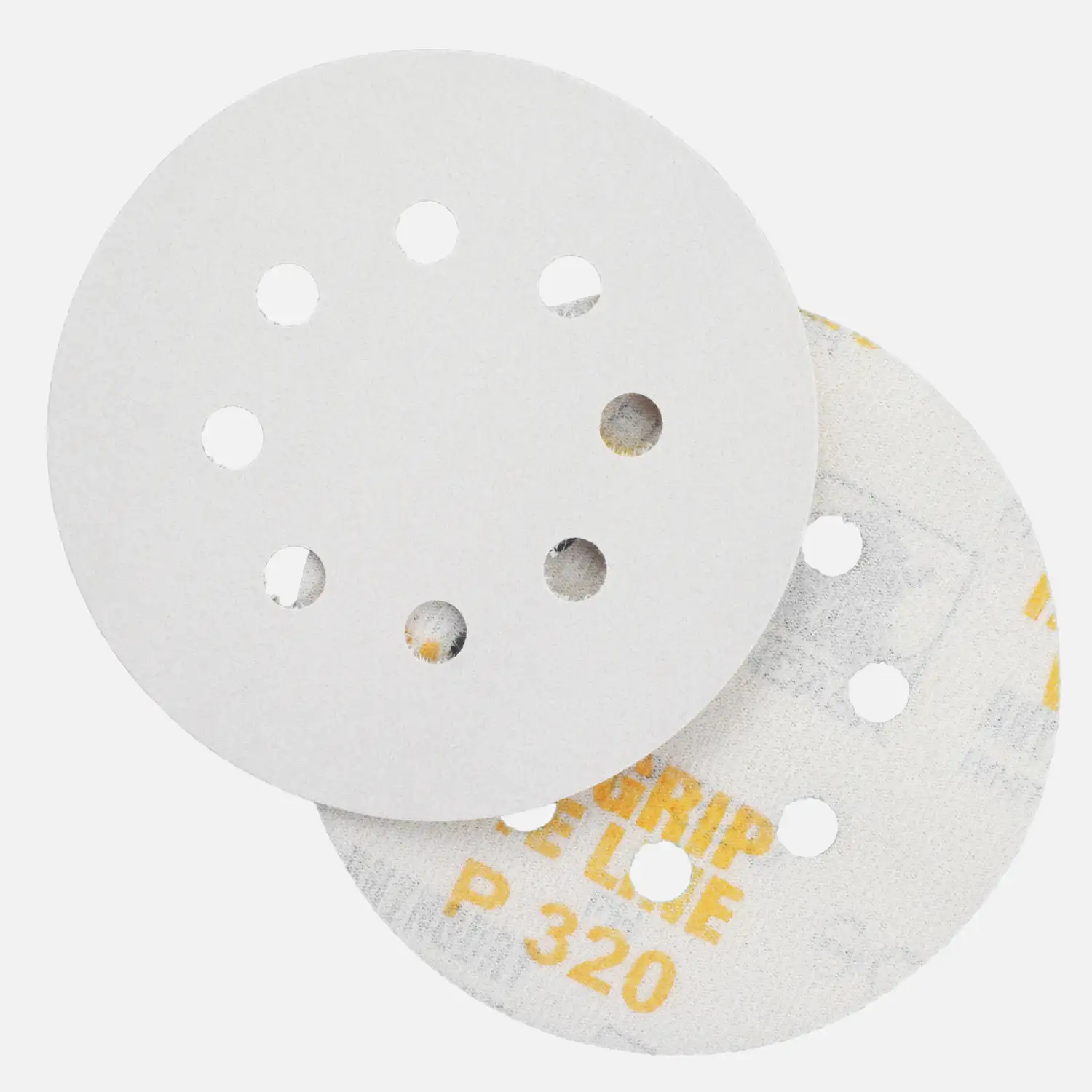 10 Schleifscheiben / Klettscheiben P320, Ø125 mm, 8-Loch