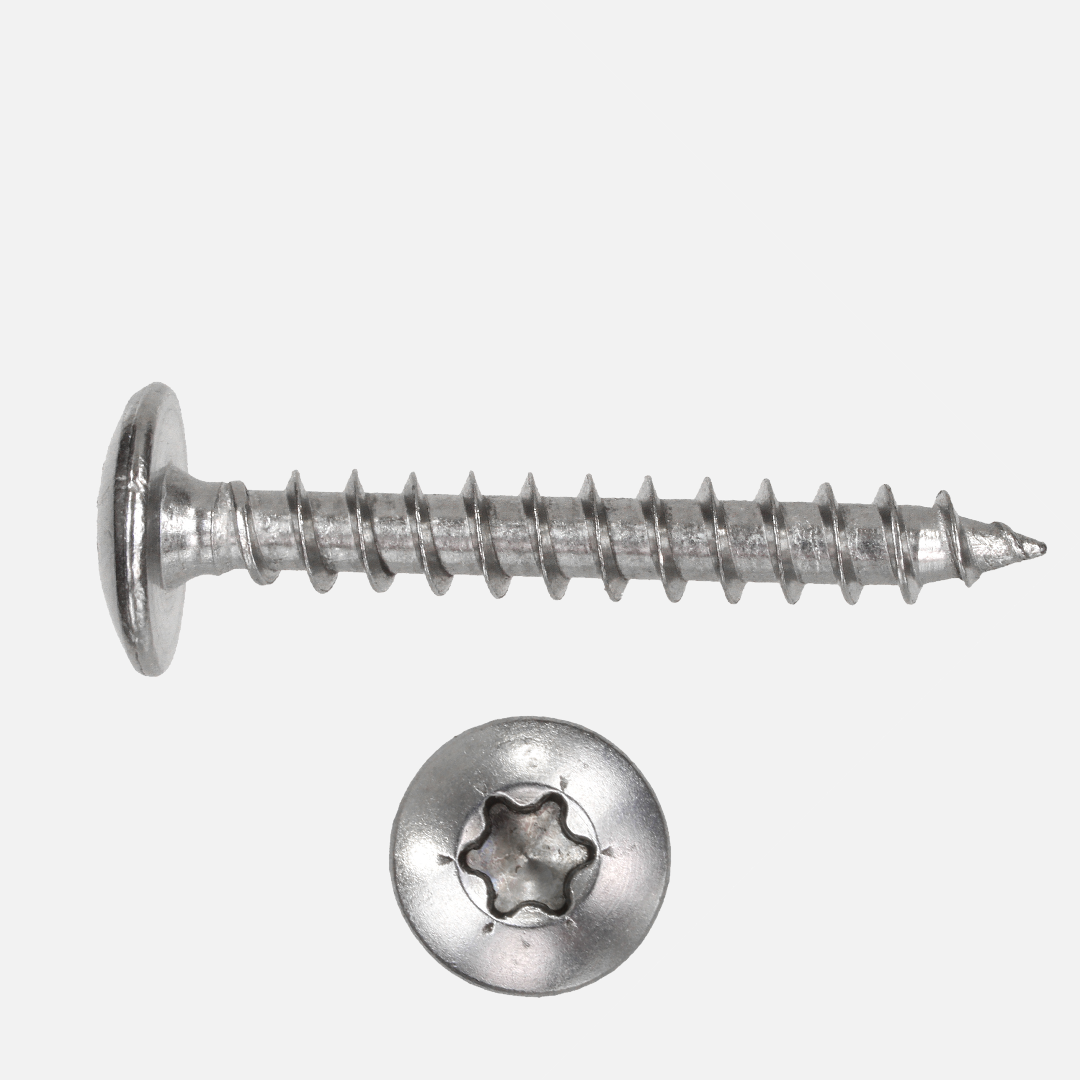 Beschlagschraube | Linsenkopf | TX | Edelstahl A2