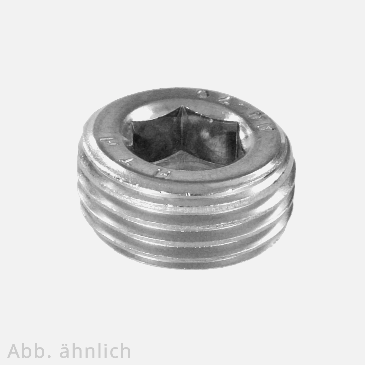 Verschlussschraube | DIN 906 | Rohrgewinde | 1/8 Zoll | Edelstahl A4 