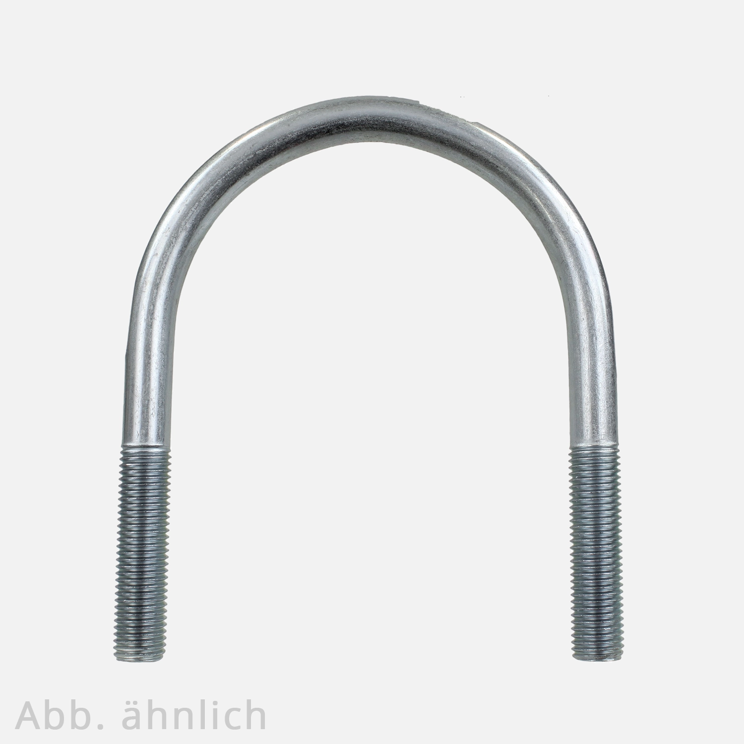 100 Rundstahlbügel 52 mm - für 40 mm Rohrnennweite - DIN 3570 - verzinkt