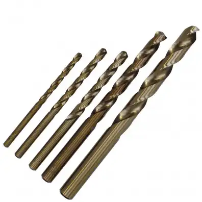 5 tlg. KEIL Edelstahlbohrer-Set DIN 338 - Ø = 4 - 5 - 6 - 8 - 10 mm