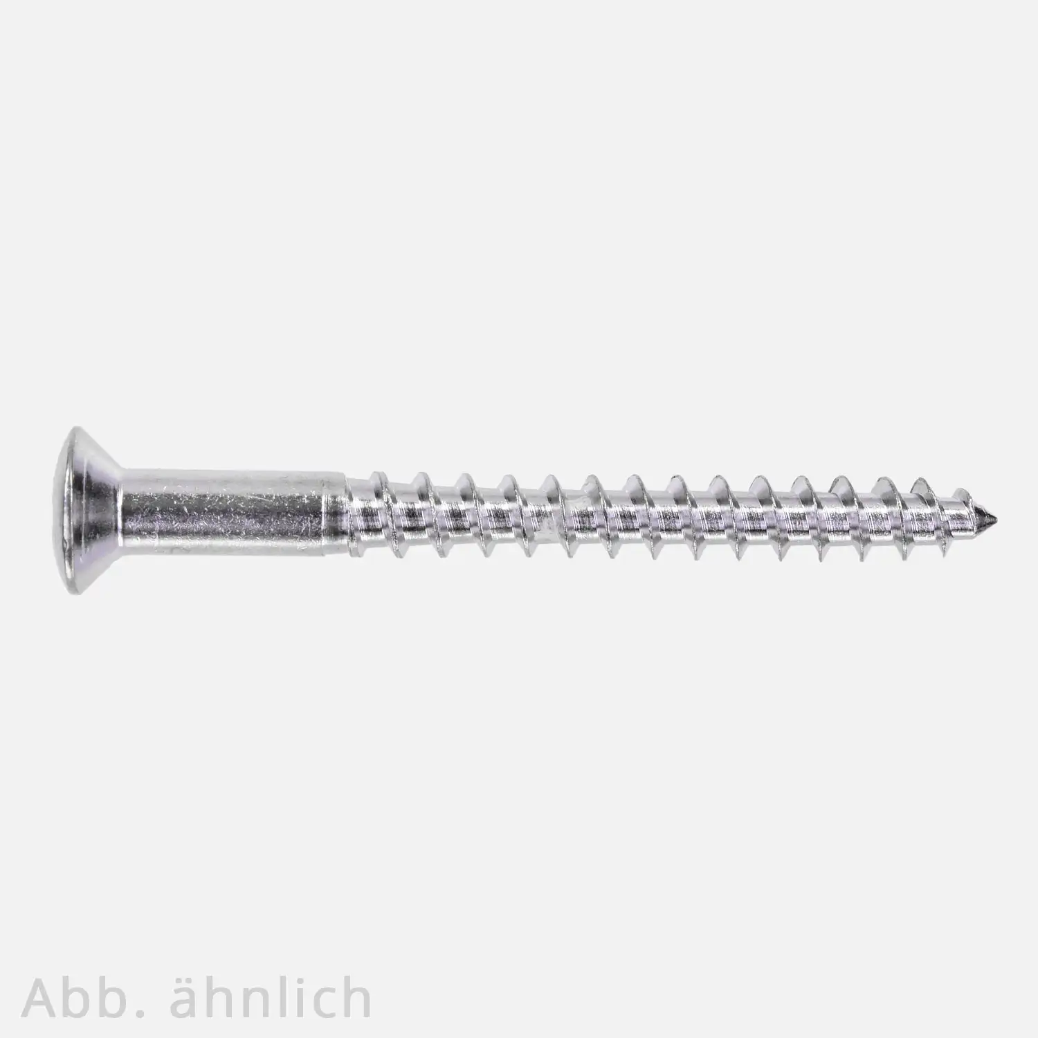 Holzschraube Linsensenkkopf | DIN 7995 -Messing | verchromt