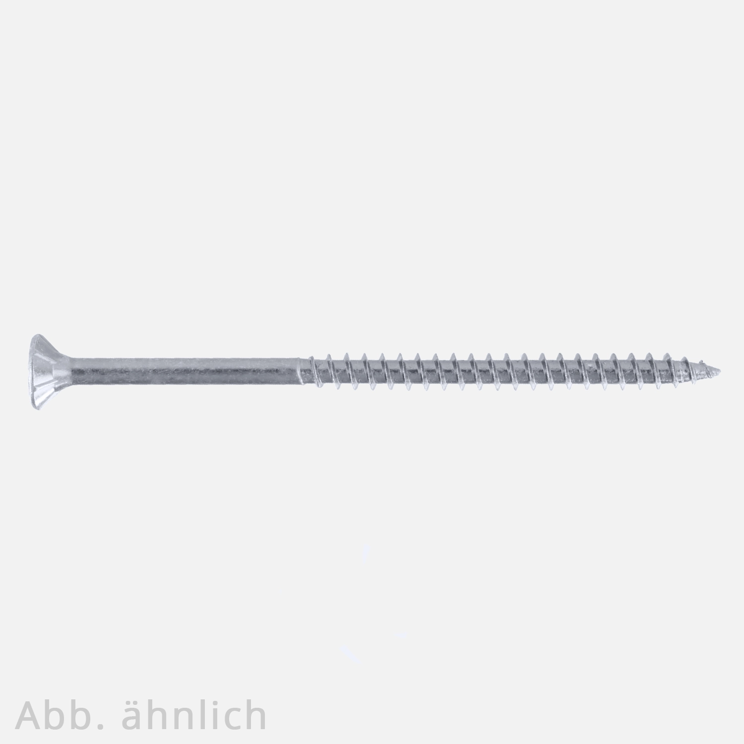 200 Spanplattenschrauben 5x80 Senkkopf Fräsrippen TX25 blau verzinkt