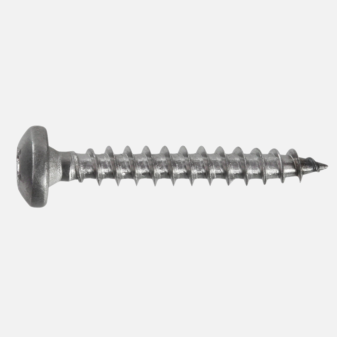 Spanplattenschraube | Vollgewinde | Pan-Head | TX | Edelstahl A2
