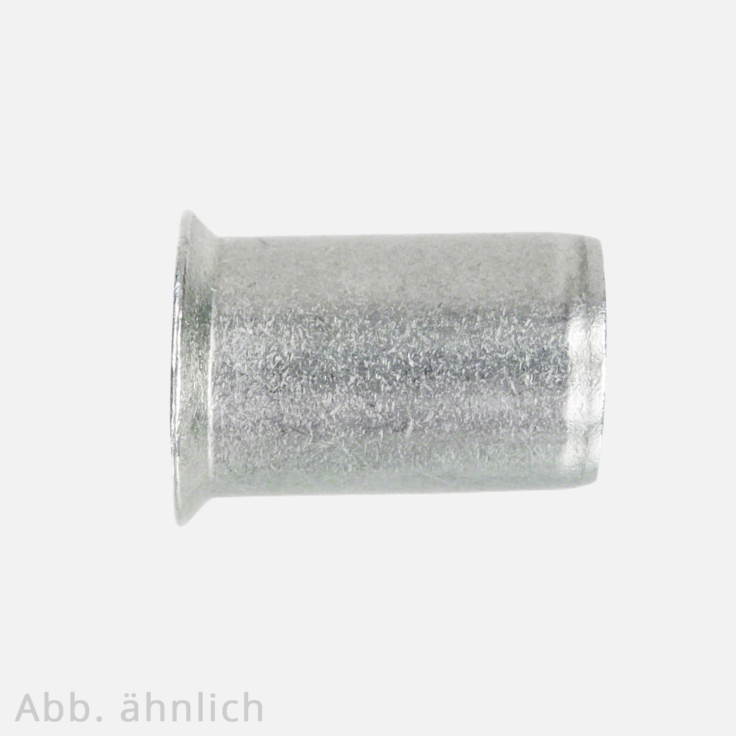 Blindnietmutter | Rundschaft | offen | Senkkopf | Aluminium