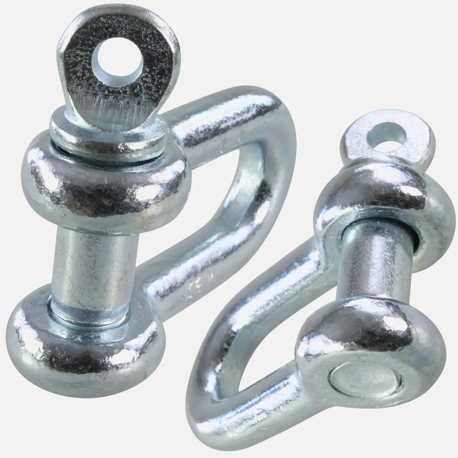 20 Rundschäkel, kurze Form, WLL 605 kg, Augenbolzendurchm. 7 mm, Edelstahl A4