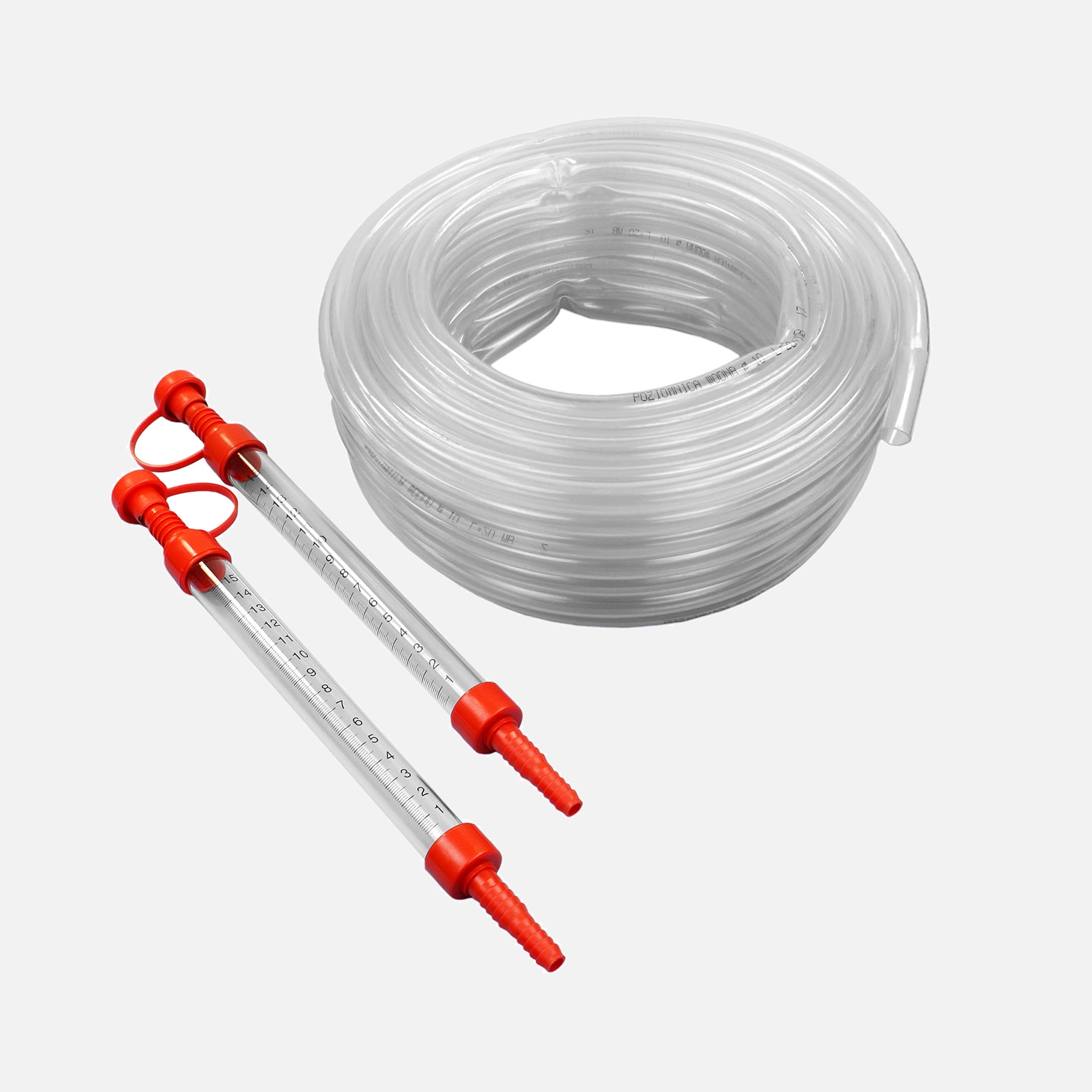 1 Schlauchwaage Wasserwaage Satz komplett mit Kunststoffschlauch 20m