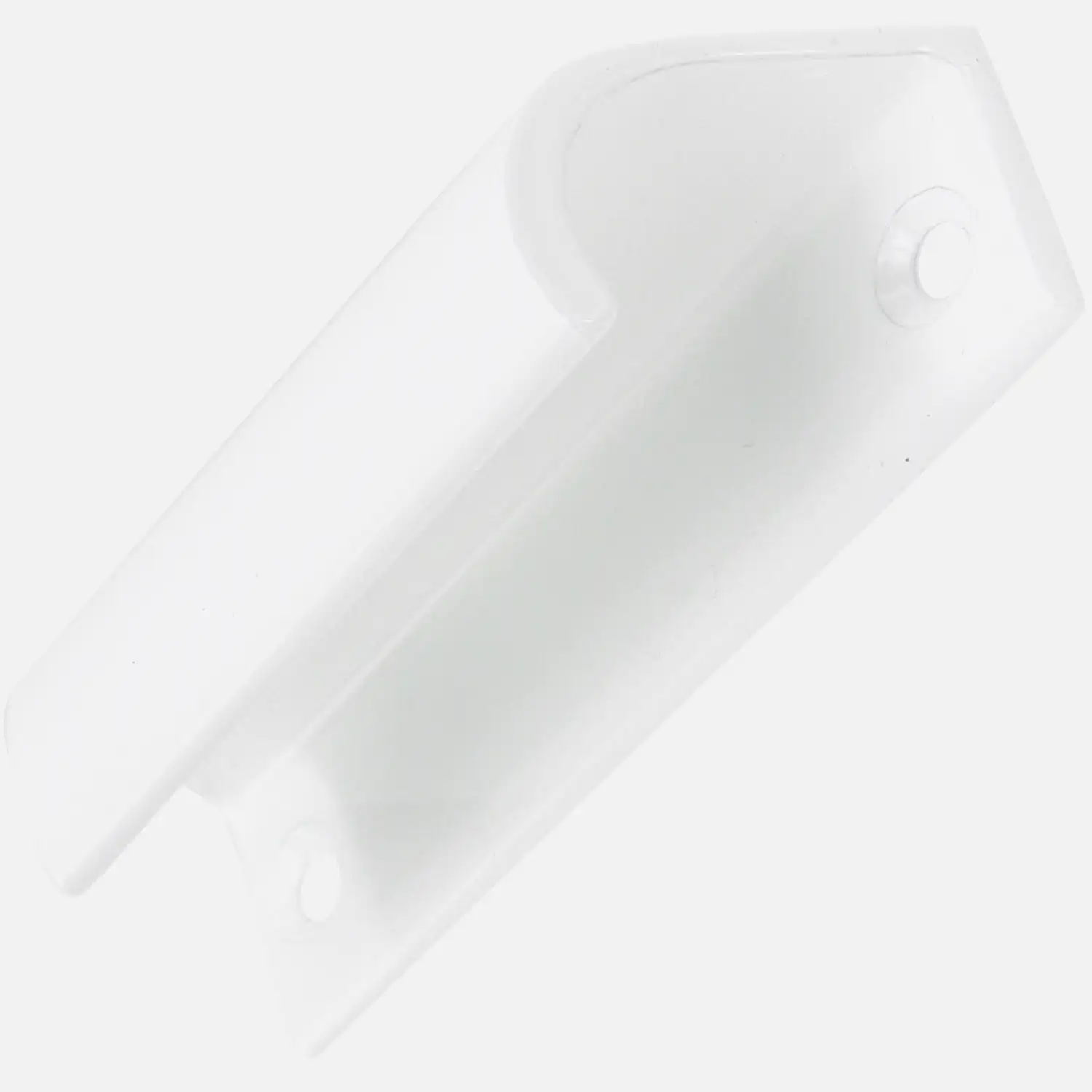 1 HSI Hebetürgriff Profil Aluminium weiß 70x20mm