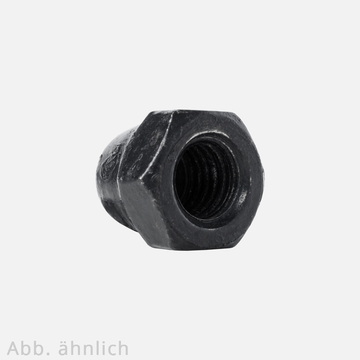 Hutmutter | DIN 1587 | hohe Form | - schwarz | geschwärzte HCP Beschichtung