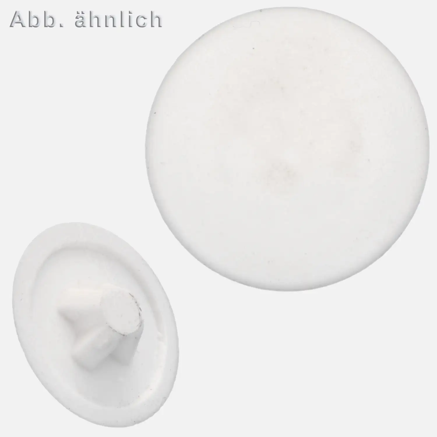 20 Abdeckkappen für PZ 2 (Pozidriv) - Ø Kappen=12mm - weiß (RAL9010)