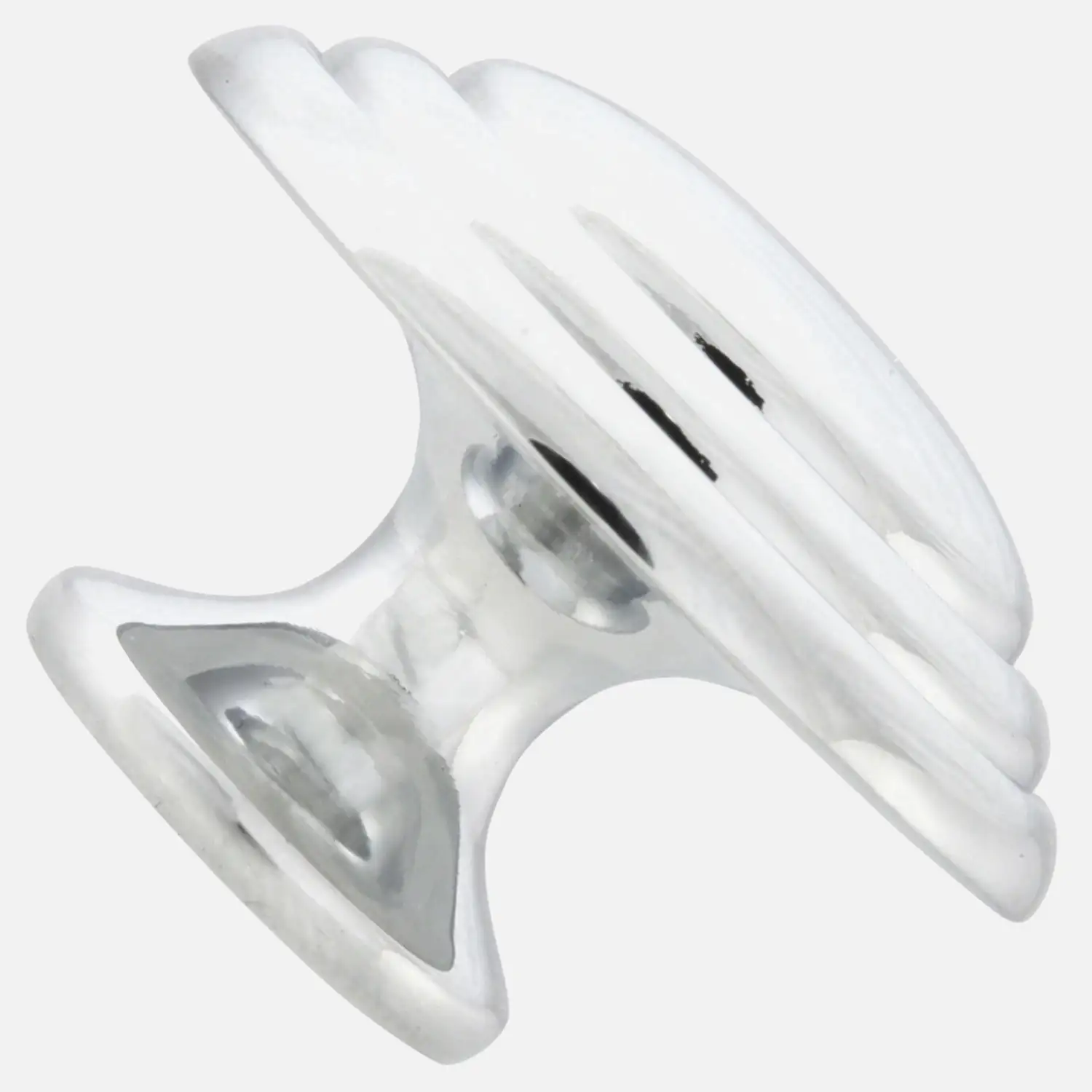 1 HSI Möbelknopf - Pilz Zamak verchromt 35mm