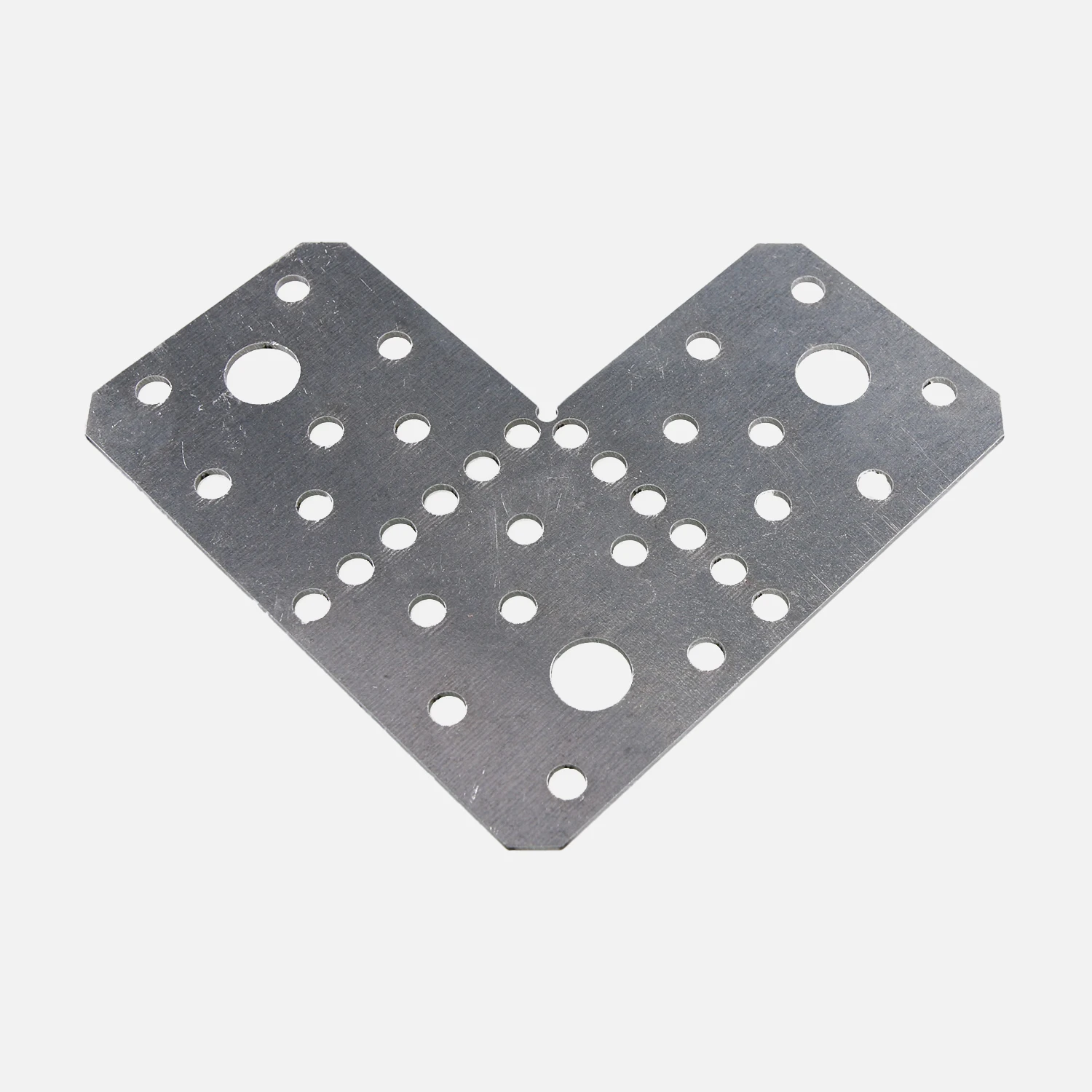 1 Alberts Trio- Winkelverbinder 100x100x1,5 mm, sendzimirverzinkt, Winkel stufenlos und flexibel anpassbar